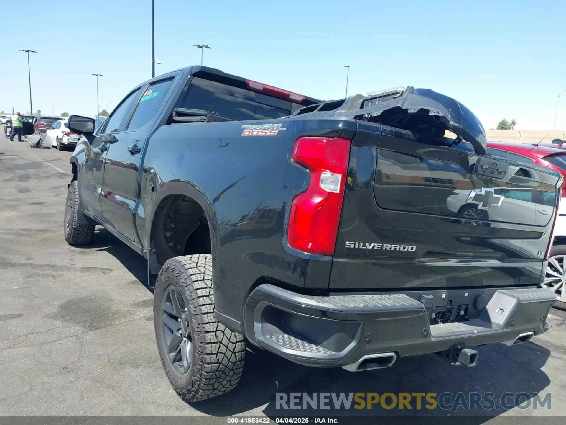 3 Photograph of a damaged car 3GCUDFED4PG344246 CHEVROLET SILVERADO 1500 2023