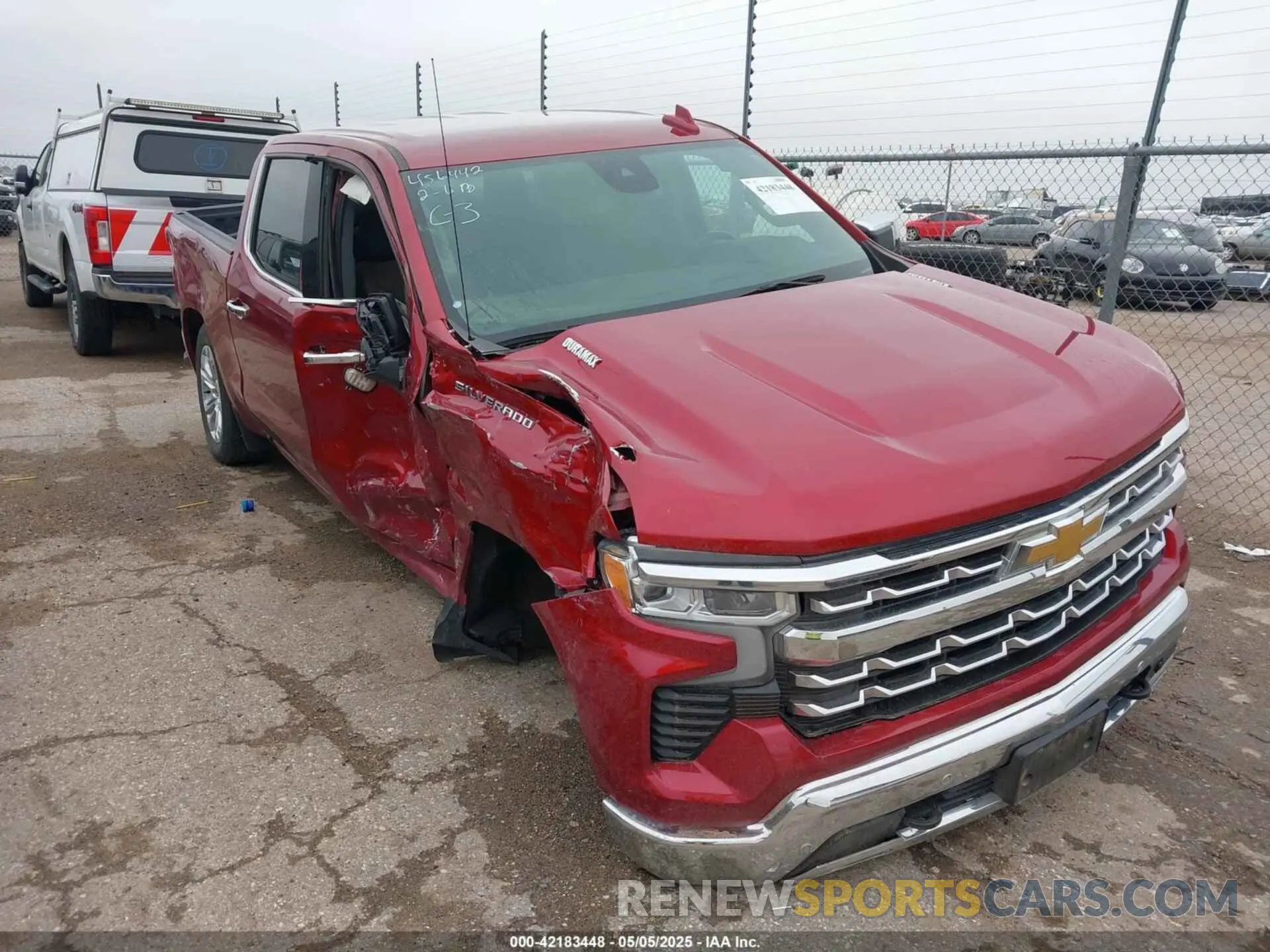 1 Photograph of a damaged car 3GCUDGE86PG306347 CHEVROLET SILVERADO 1500 2023