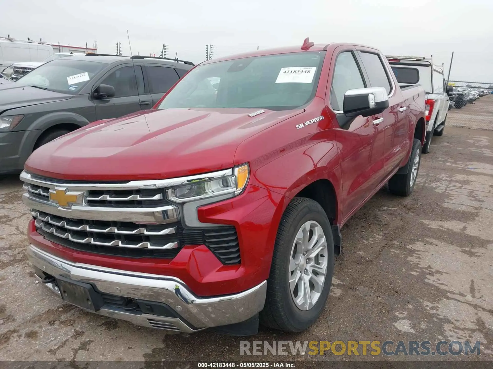 2 Photograph of a damaged car 3GCUDGE86PG306347 CHEVROLET SILVERADO 1500 2023