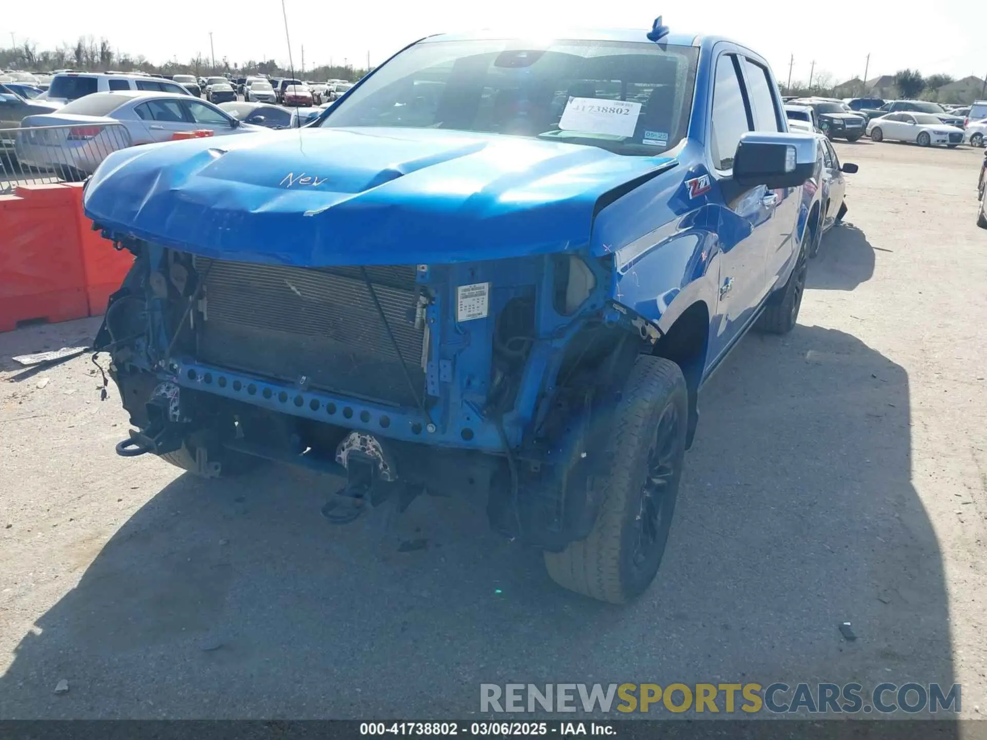 2 Photograph of a damaged car 3GCUDGEDXPG282096 CHEVROLET SILVERADO 1500 2023