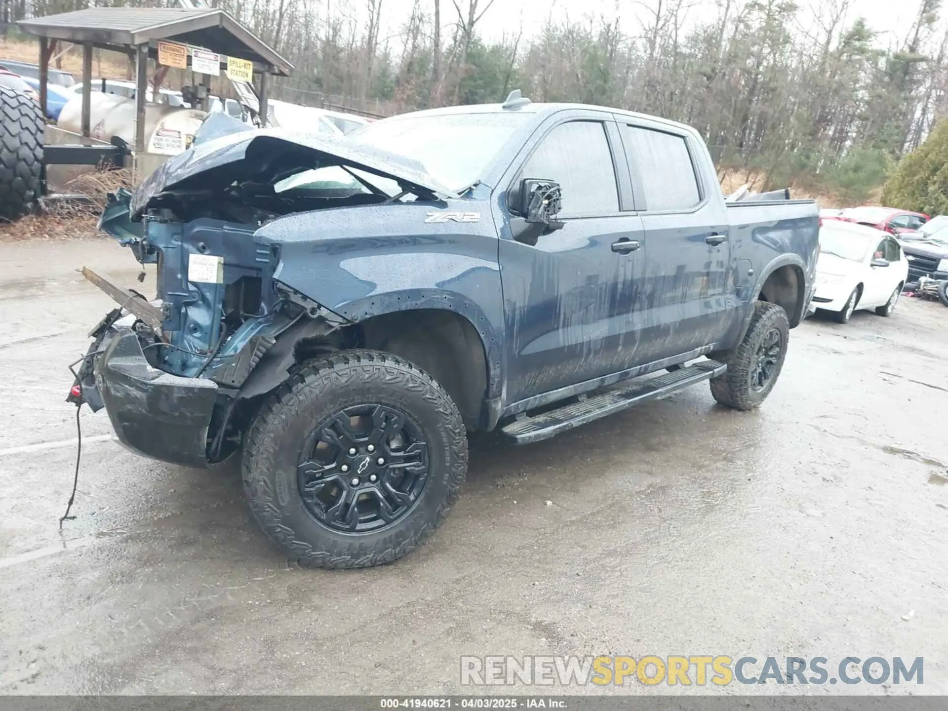 2 Photograph of a damaged car 3GCUDHEL1PG256094 CHEVROLET SILVERADO 1500 2023