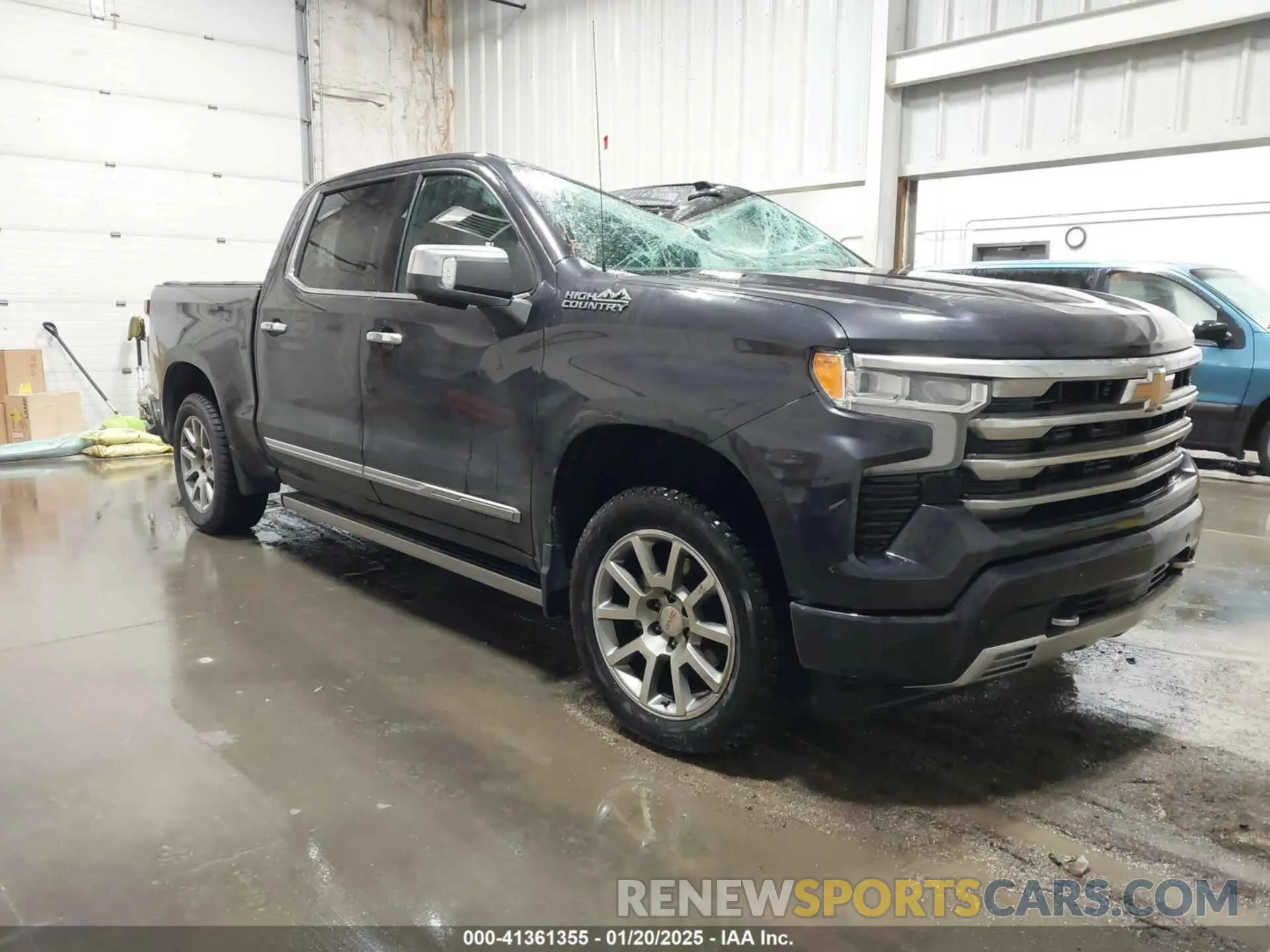 1 Photograph of a damaged car 3GCUDJE89PG123831 CHEVROLET SILVERADO 1500 2023