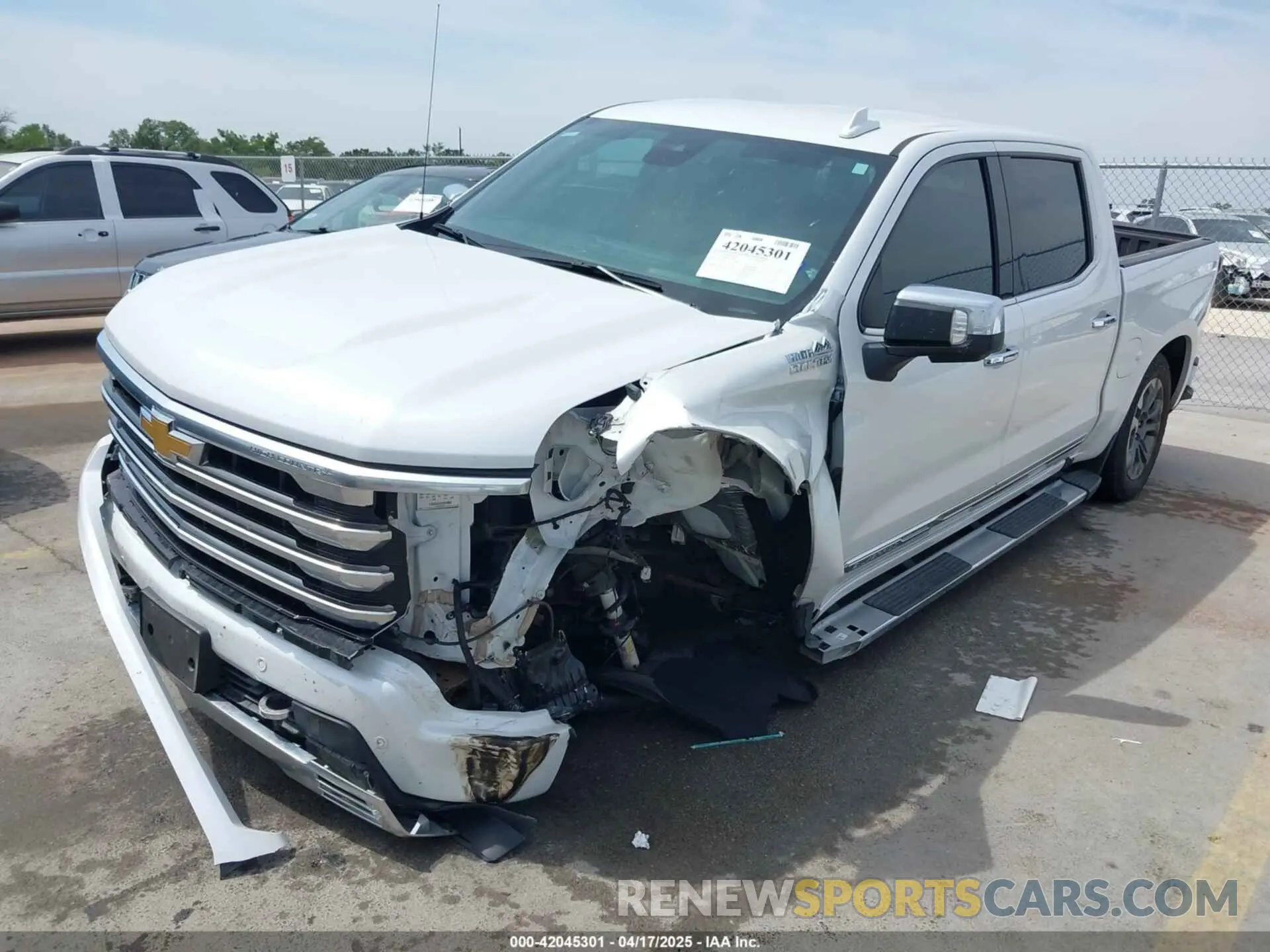 2 Photograph of a damaged car 3GCUDJED6PG353744 CHEVROLET SILVERADO 1500 2023