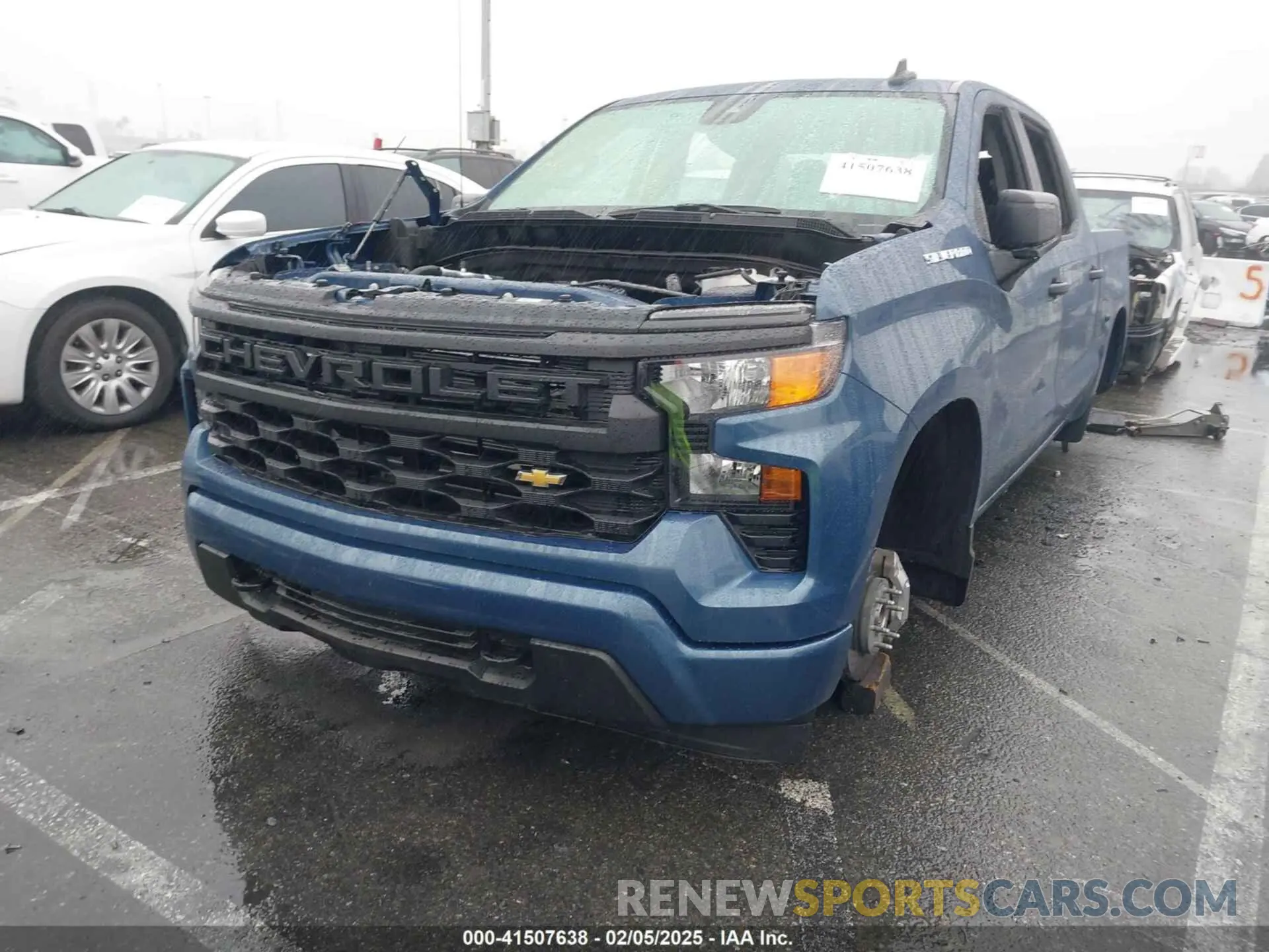 2 Photograph of a damaged car 1GCPABEK0RZ342557 CHEVROLET SILVERADO 1500 2024