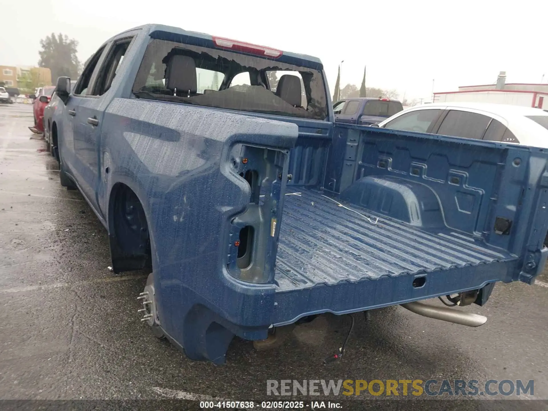 3 Photograph of a damaged car 1GCPABEK0RZ342557 CHEVROLET SILVERADO 1500 2024