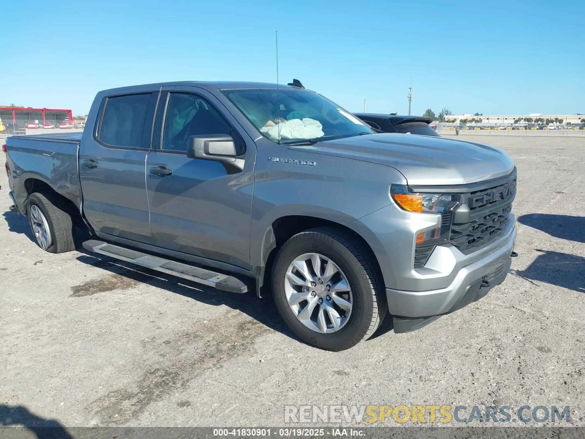 1 Photograph of a damaged car 1GCPABEK3RZ174705 CHEVROLET SILVERADO 1500 2024