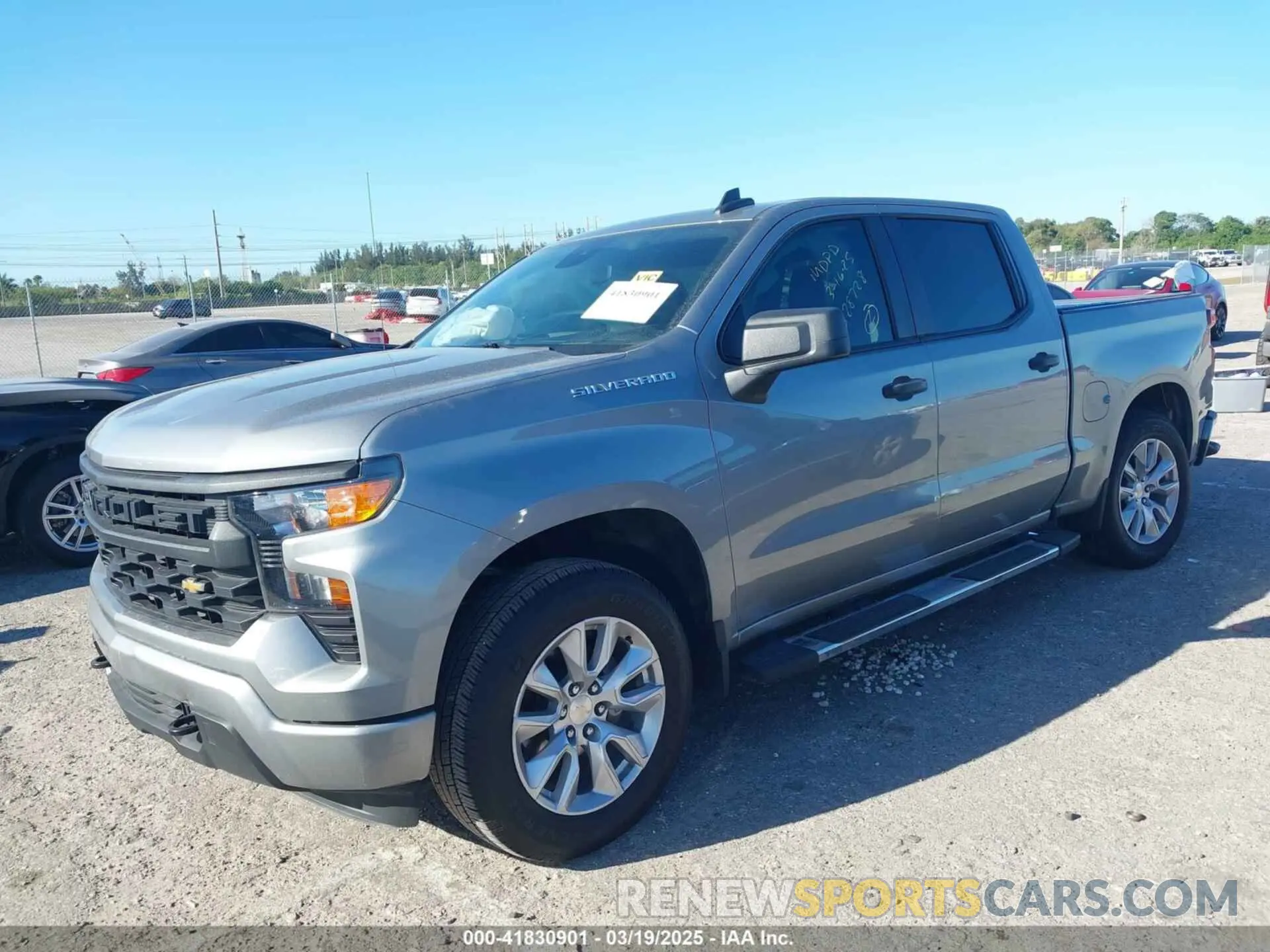 2 Photograph of a damaged car 1GCPABEK3RZ174705 CHEVROLET SILVERADO 1500 2024