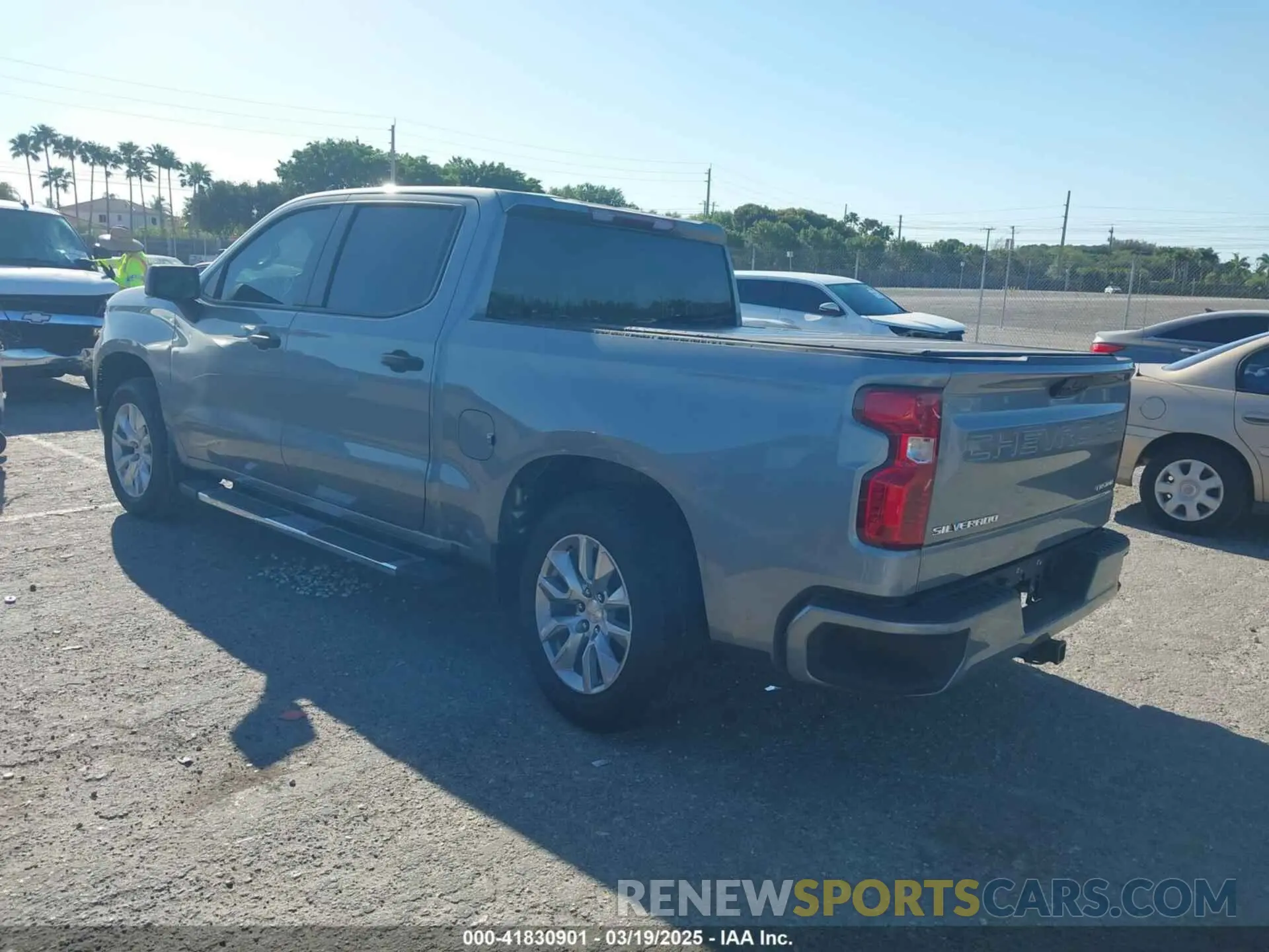 3 Photograph of a damaged car 1GCPABEK3RZ174705 CHEVROLET SILVERADO 1500 2024
