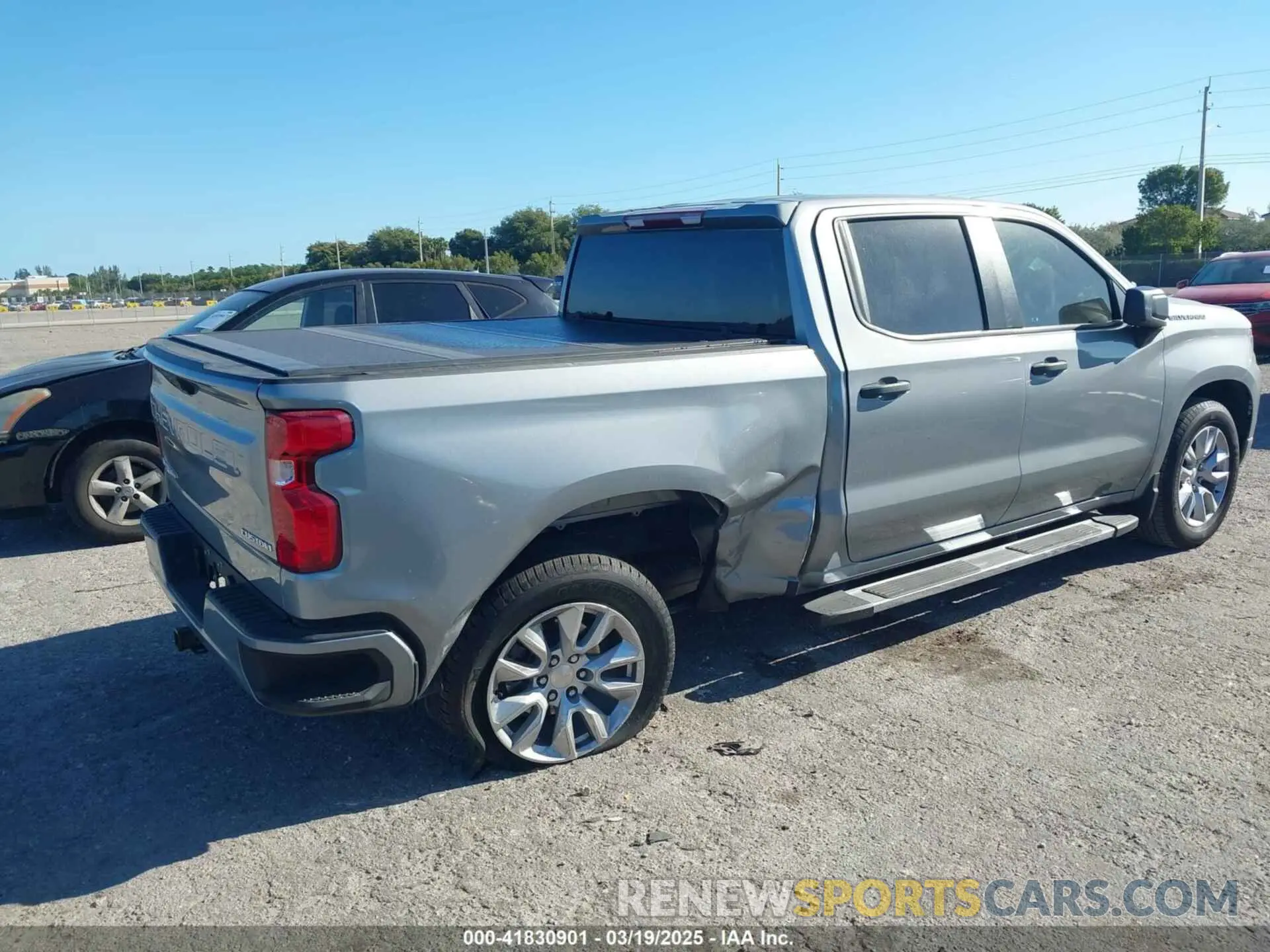 4 Photograph of a damaged car 1GCPABEK3RZ174705 CHEVROLET SILVERADO 1500 2024