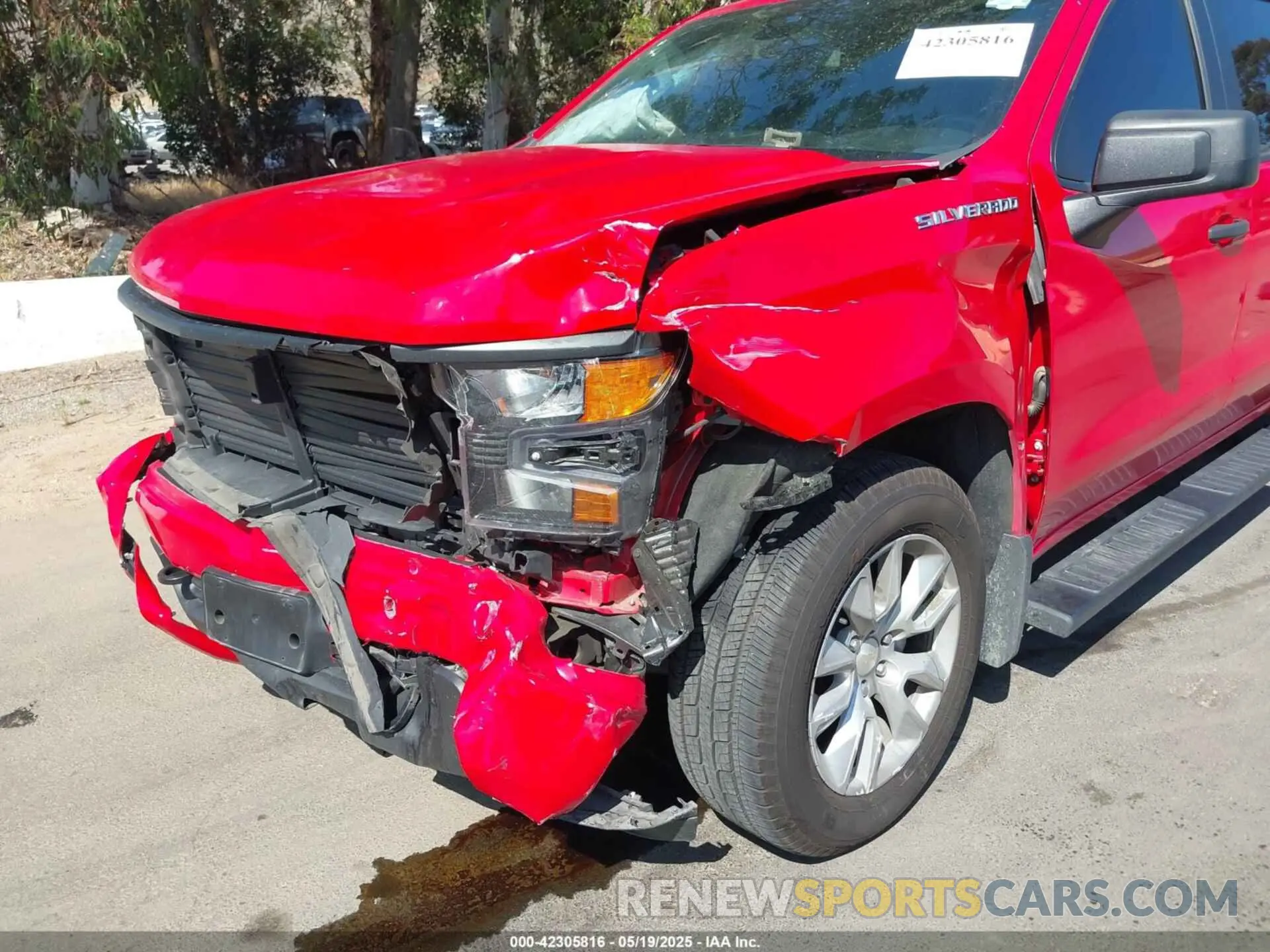 6 Photograph of a damaged car 1GCPABEK5RZ155640 CHEVROLET SILVERADO 1500 2024
