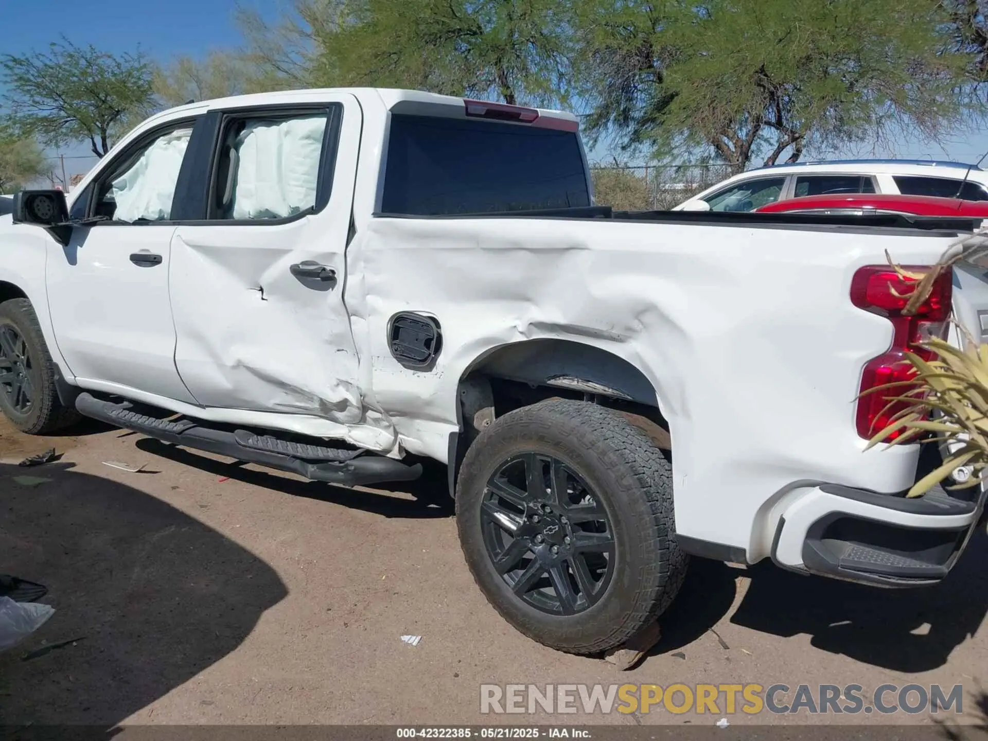 3 Photograph of a damaged car 1GCPABEK5RZ181171 CHEVROLET SILVERADO 1500 2024