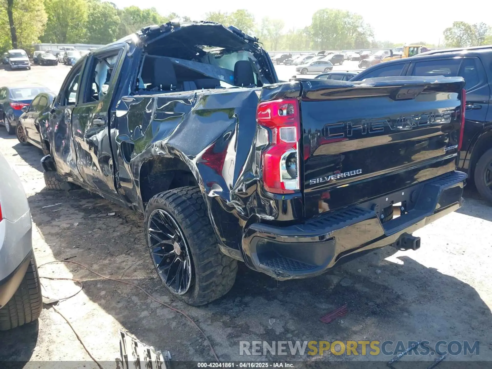 3 Photograph of a damaged car 1GCPABEK6RZ200102 CHEVROLET SILVERADO 1500 2024