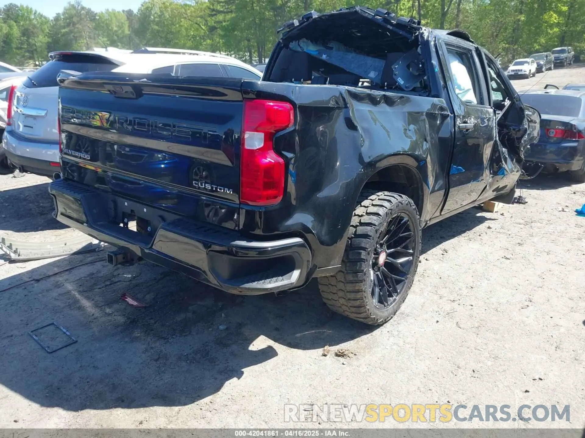 4 Photograph of a damaged car 1GCPABEK6RZ200102 CHEVROLET SILVERADO 1500 2024