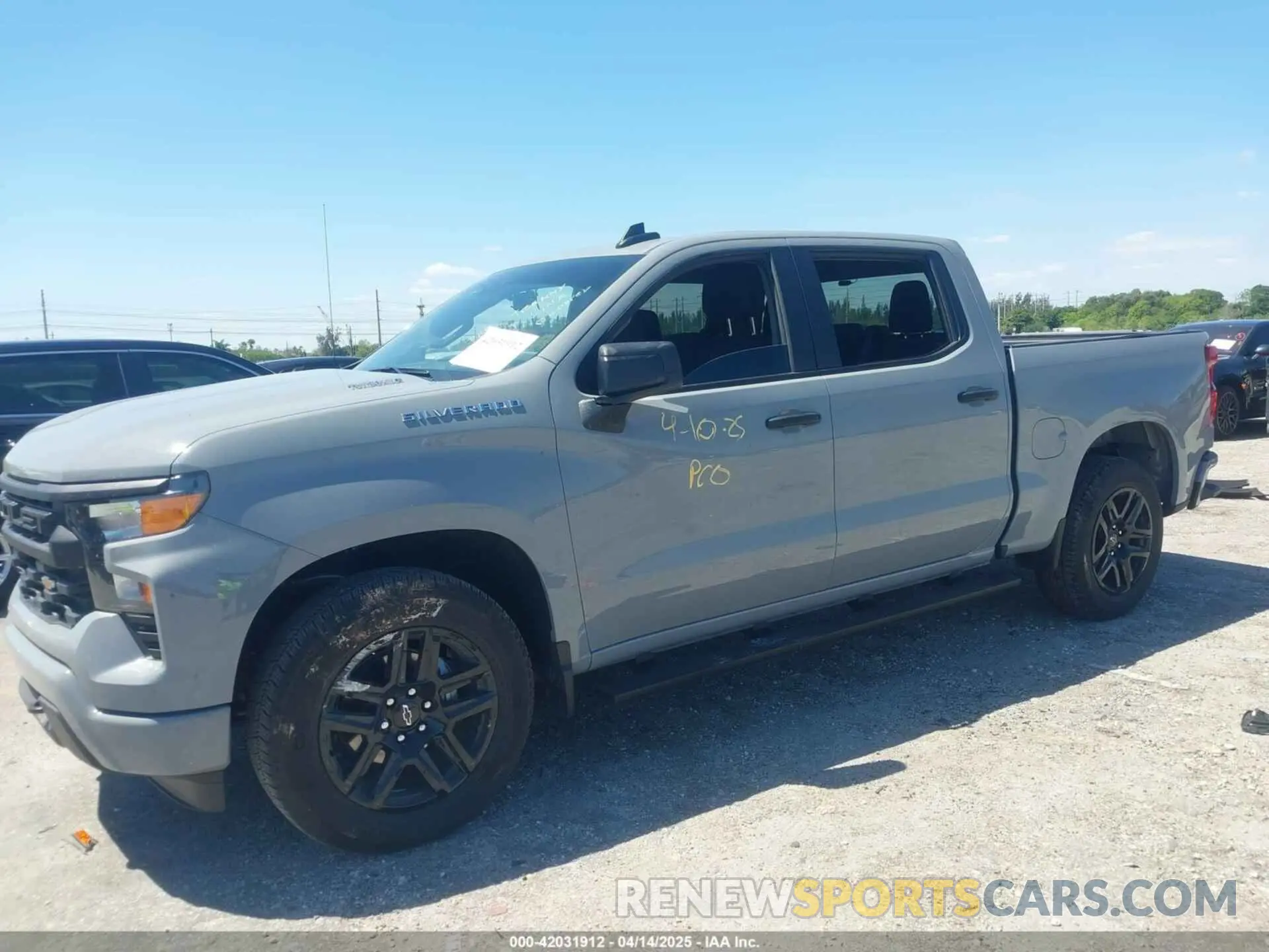 2 Photograph of a damaged car 1GCPABEK7RZ406786 CHEVROLET SILVERADO 1500 2024