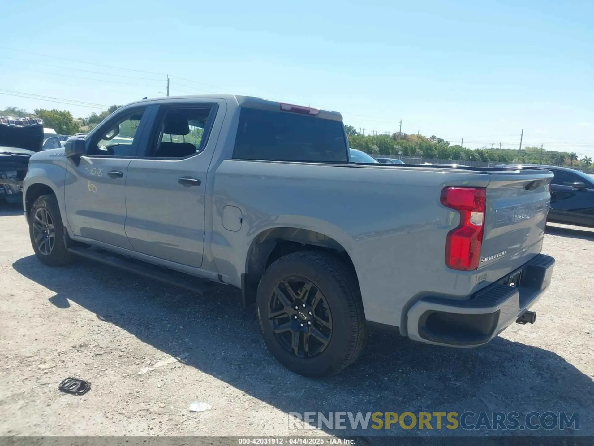 3 Photograph of a damaged car 1GCPABEK7RZ406786 CHEVROLET SILVERADO 1500 2024