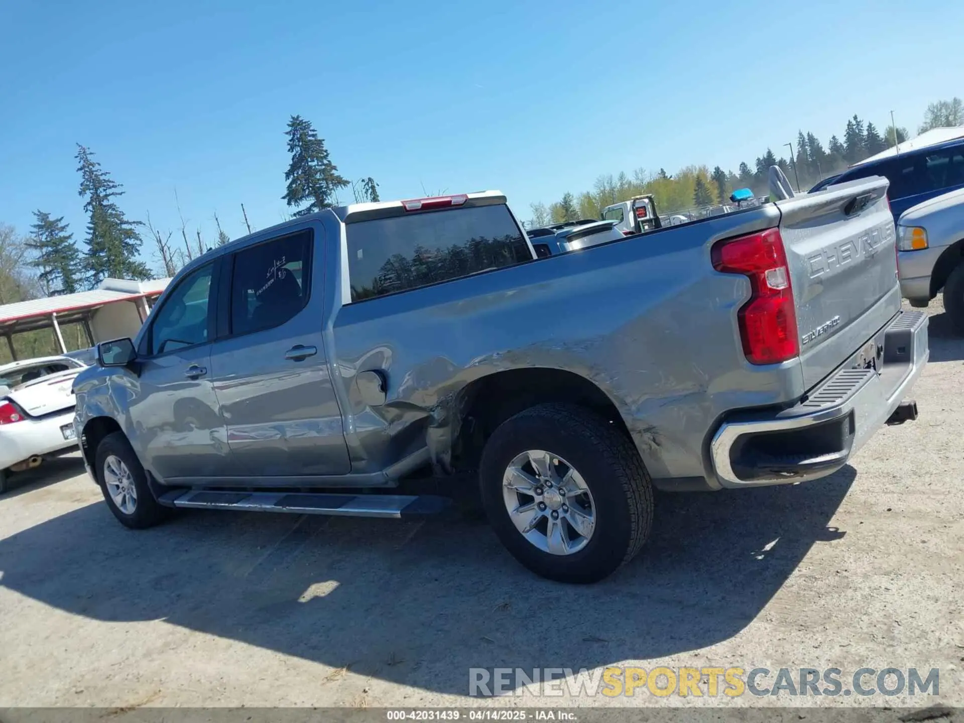 14 Photograph of a damaged car 1GCPACED4RZ200574 CHEVROLET SILVERADO 1500 2024