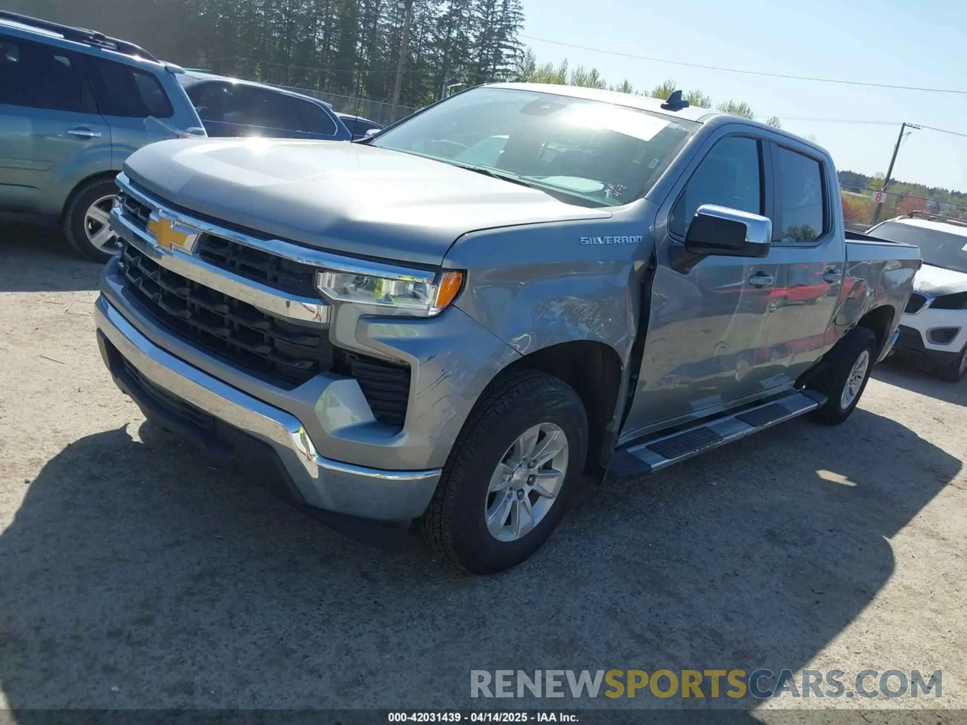 2 Photograph of a damaged car 1GCPACED4RZ200574 CHEVROLET SILVERADO 1500 2024