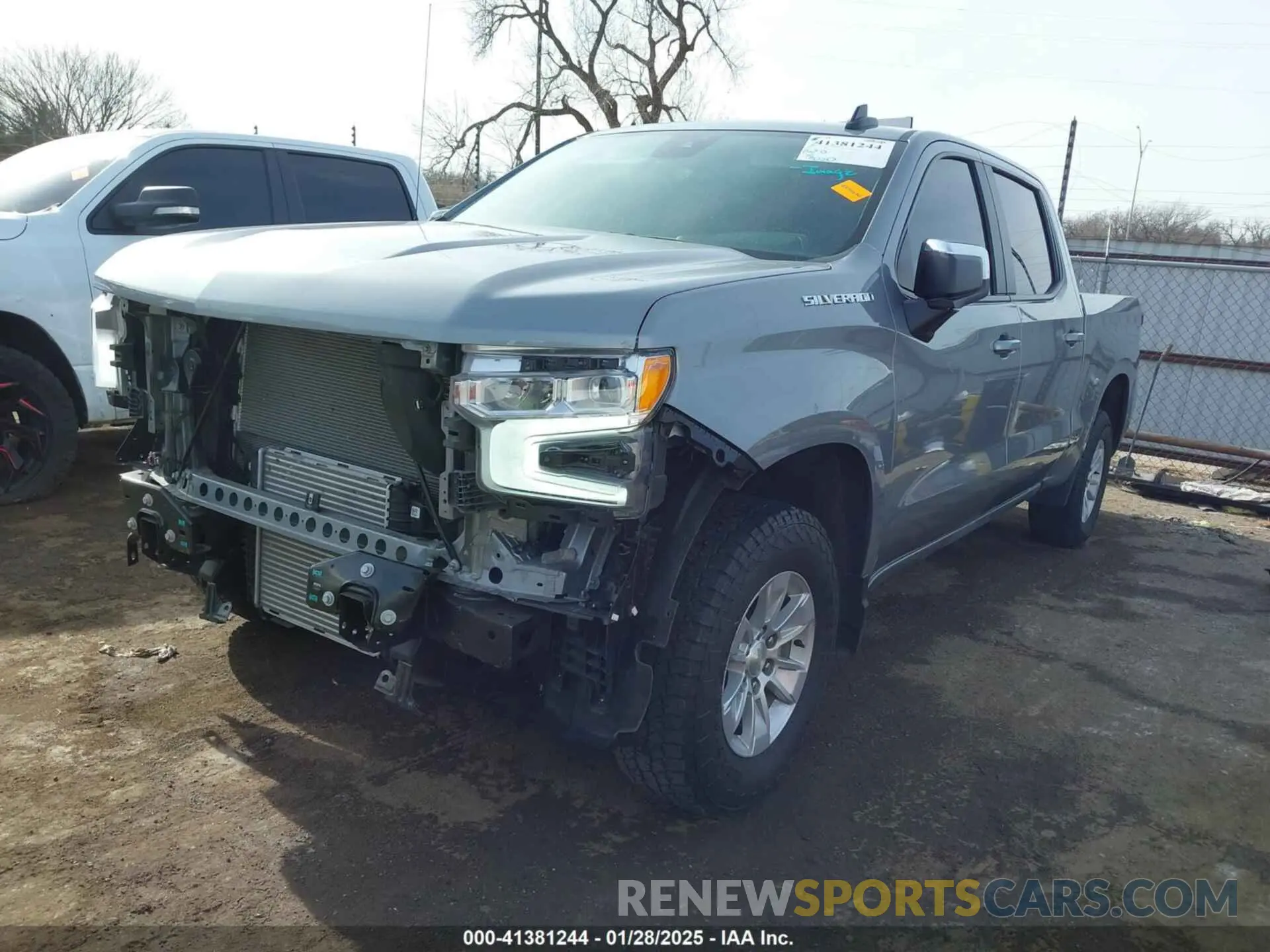 2 Photograph of a damaged car 1GCPACEK2RZ168867 CHEVROLET SILVERADO 1500 2024