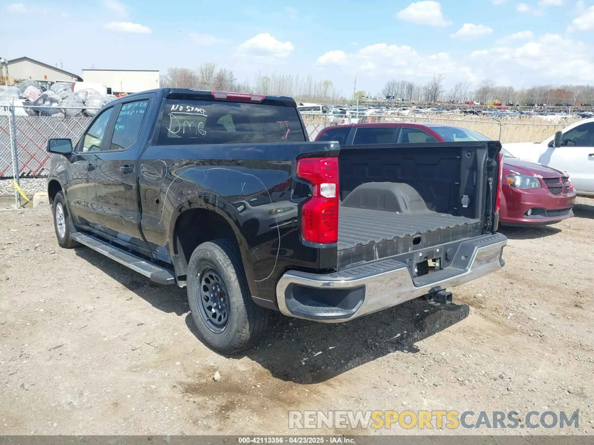 3 Photograph of a damaged car 1GCPACEK4RZ184083 CHEVROLET SILVERADO 1500 2024