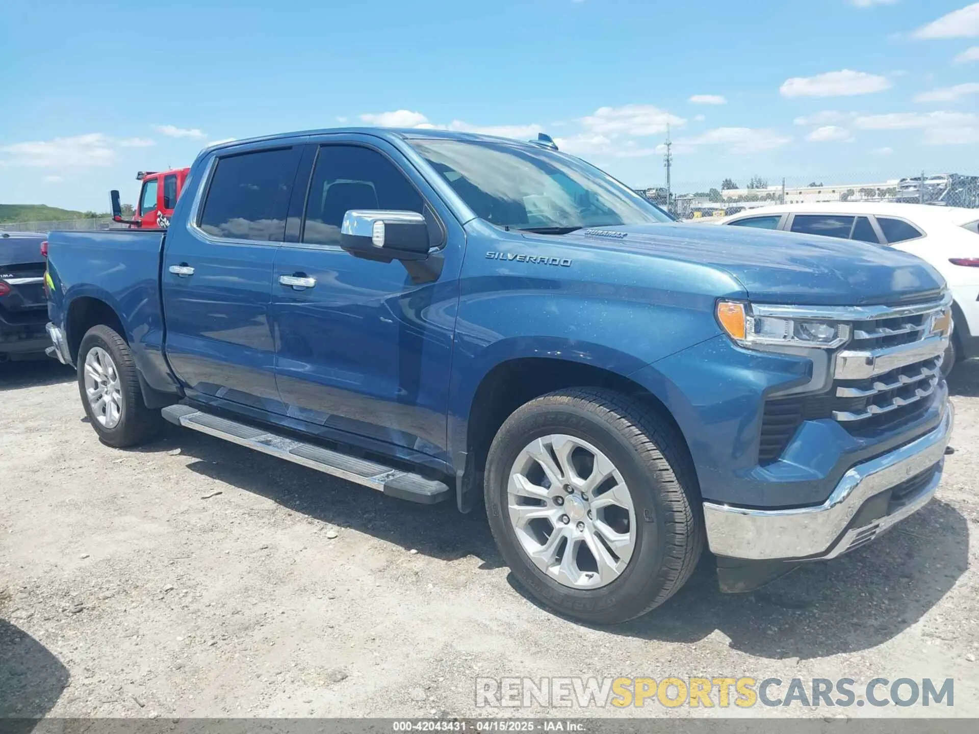 1 Photograph of a damaged car 1GCPAEE84RZ287360 CHEVROLET SILVERADO 1500 2024