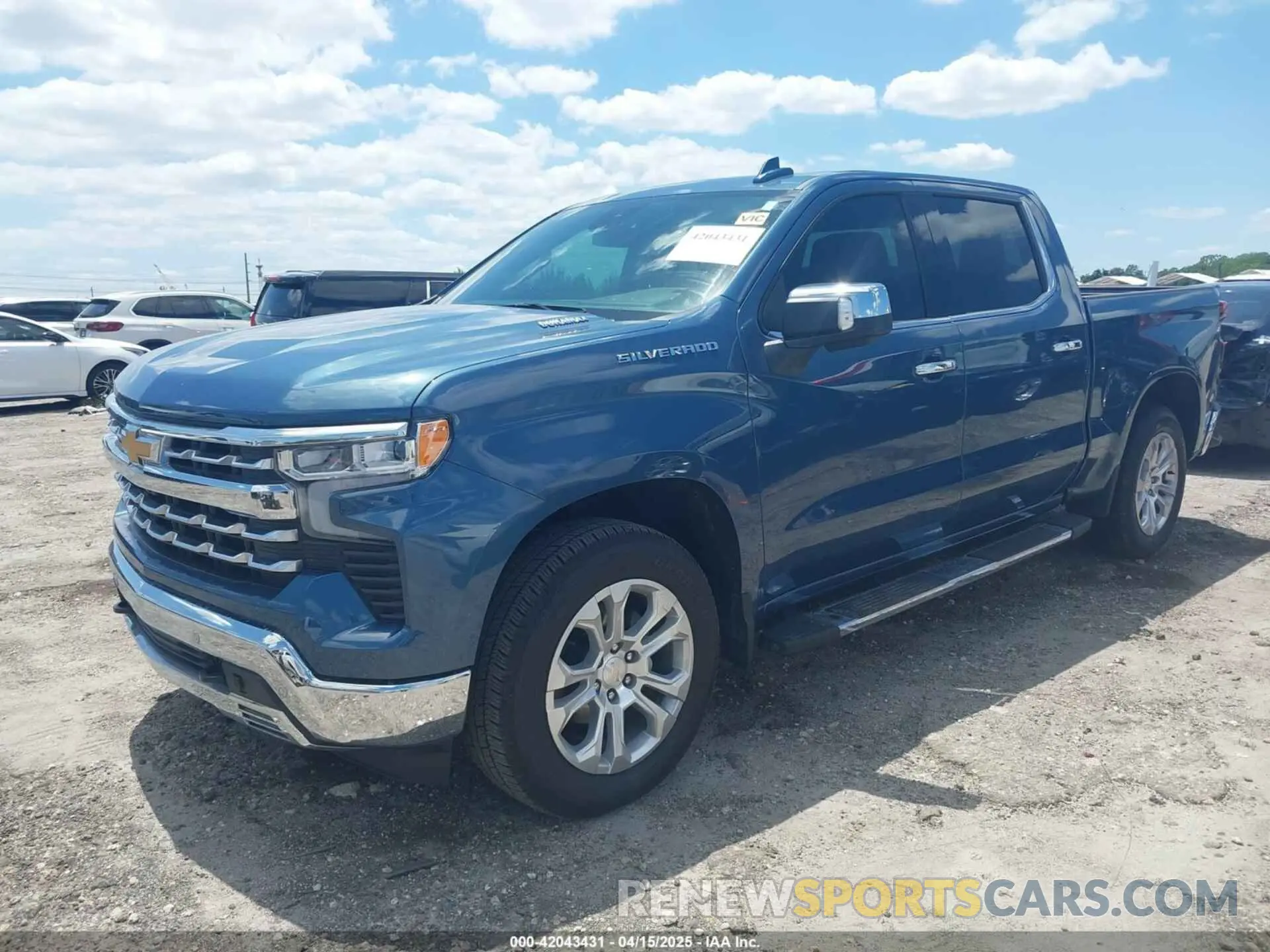 2 Photograph of a damaged car 1GCPAEE84RZ287360 CHEVROLET SILVERADO 1500 2024