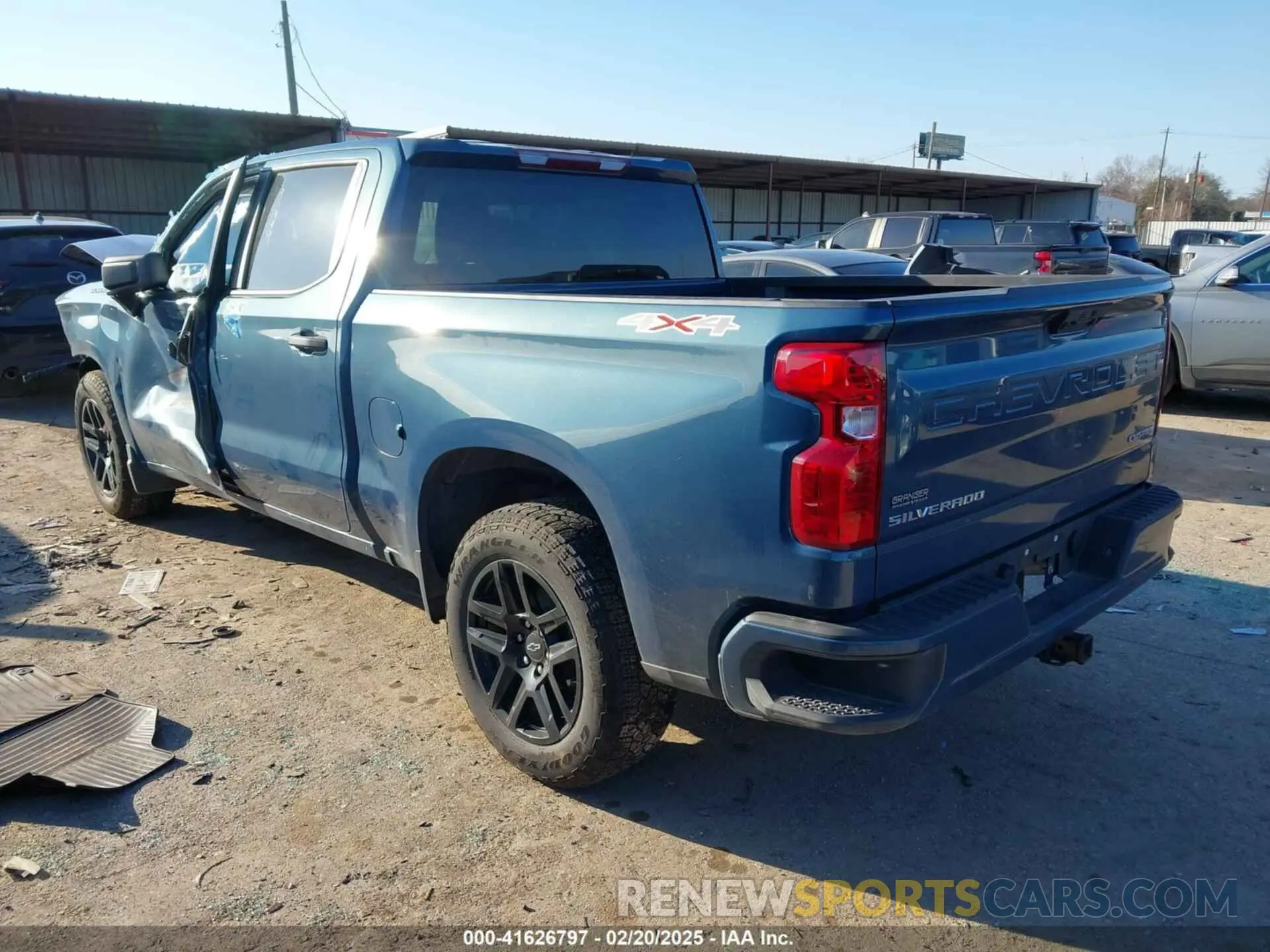 3 Photograph of a damaged car 1GCPDBEK4RZ220064 CHEVROLET SILVERADO 1500 2024