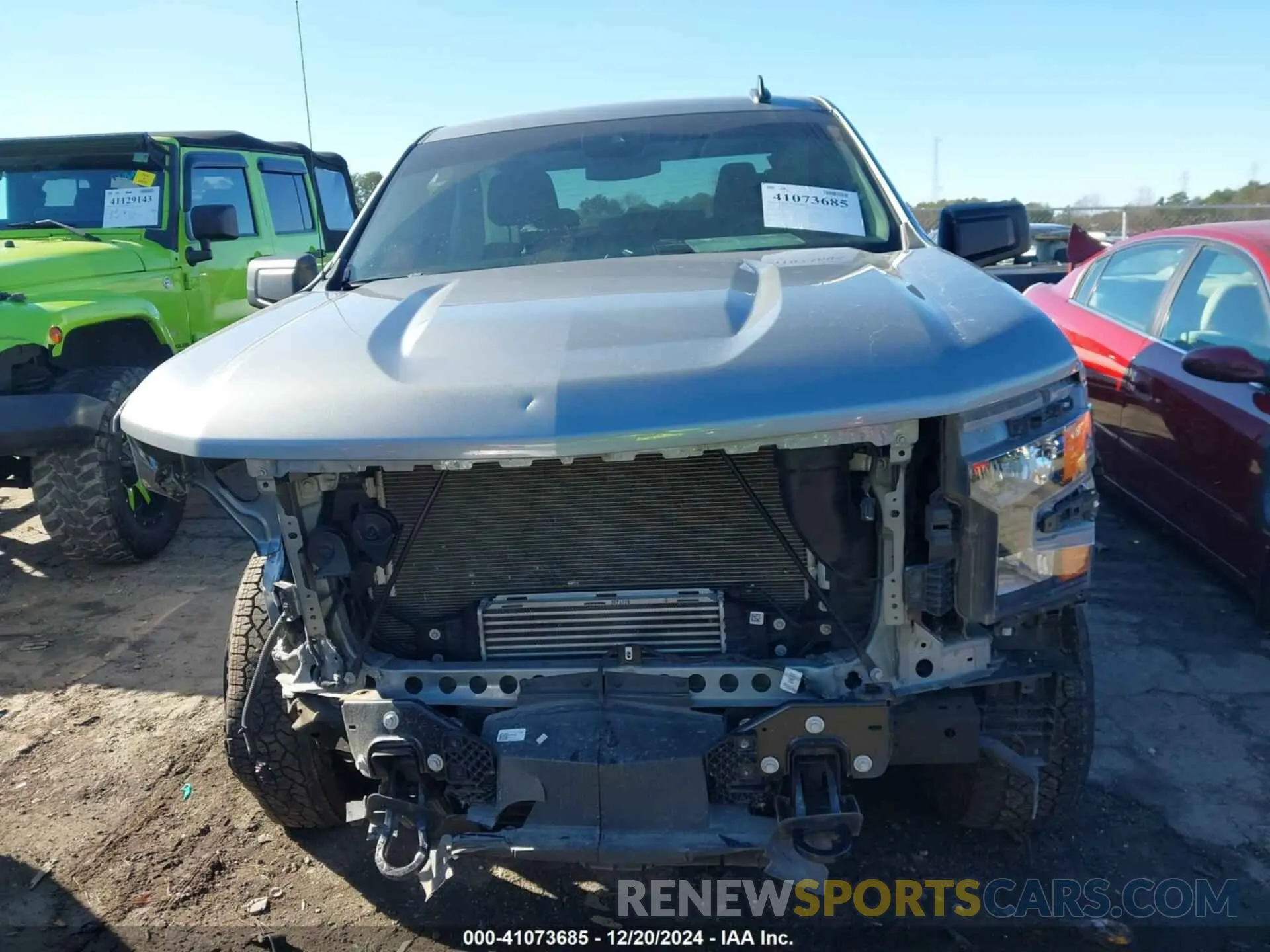 12 Photograph of a damaged car 1GCPDBEK4RZ233798 CHEVROLET SILVERADO 1500 2024