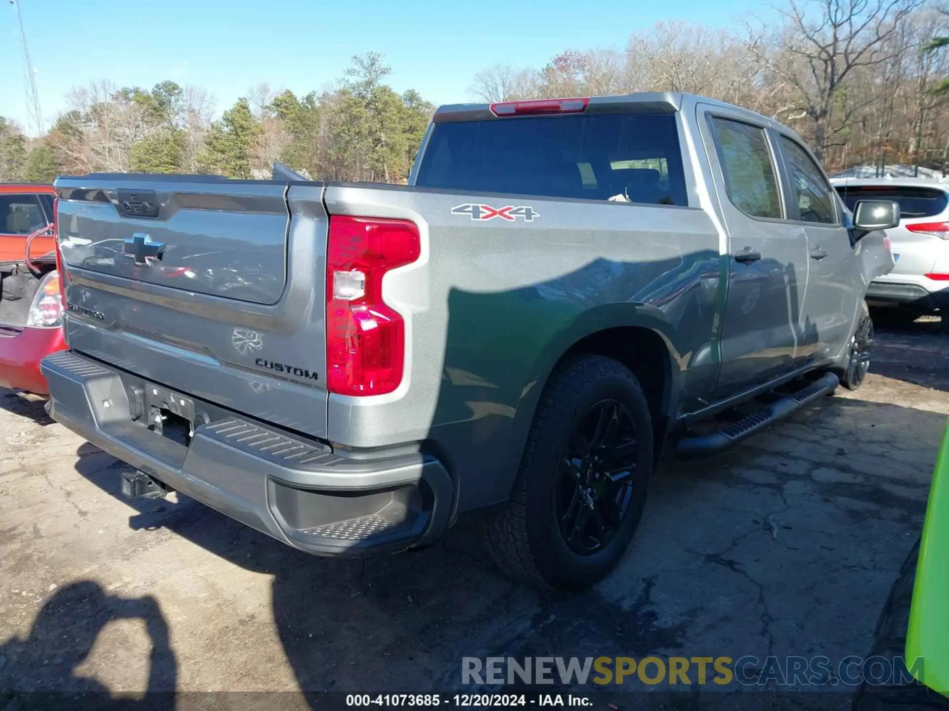 4 Photograph of a damaged car 1GCPDBEK4RZ233798 CHEVROLET SILVERADO 1500 2024