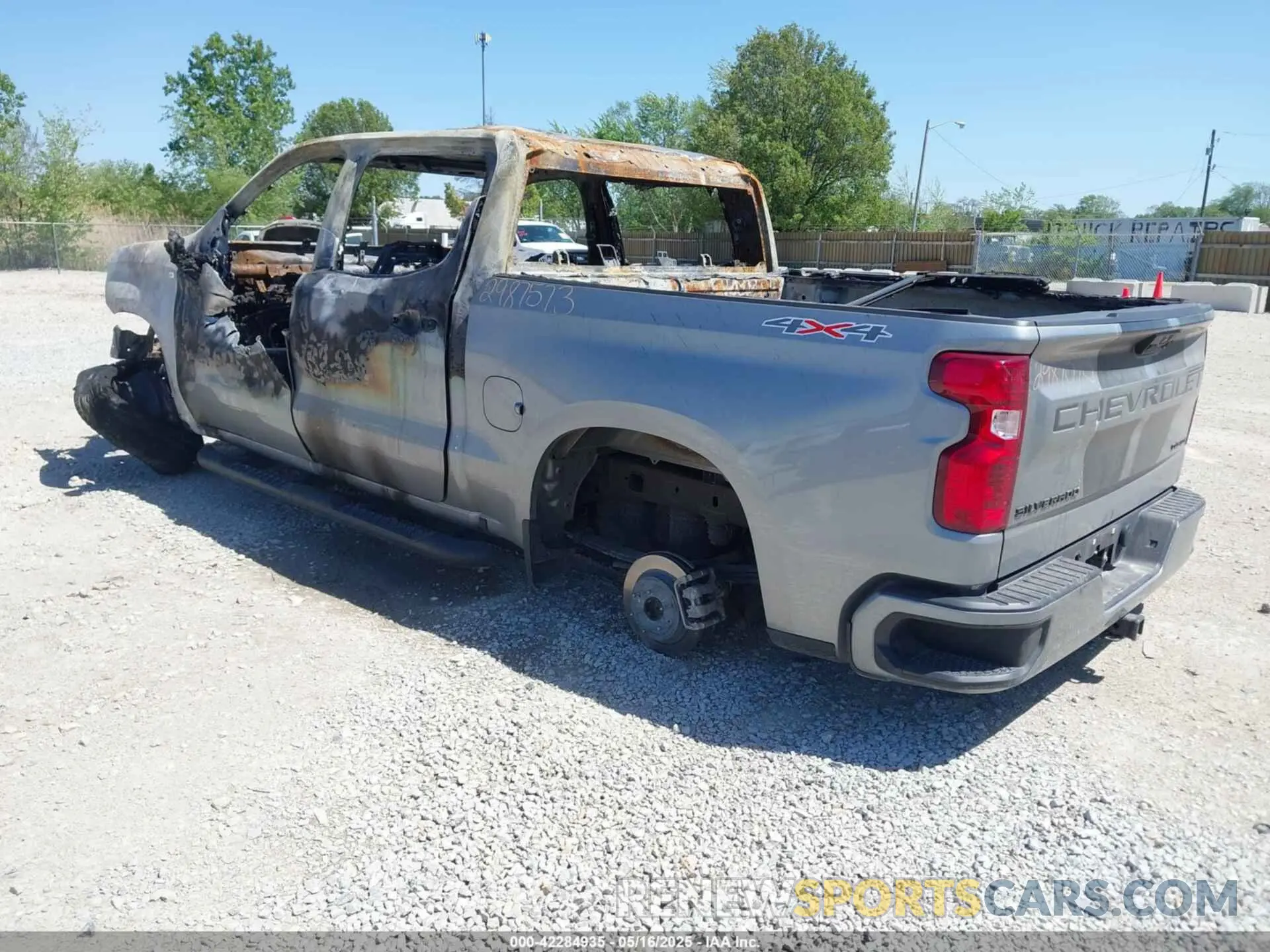 3 Photograph of a damaged car 1GCPDBEK9RZ127718 CHEVROLET SILVERADO 1500 2024