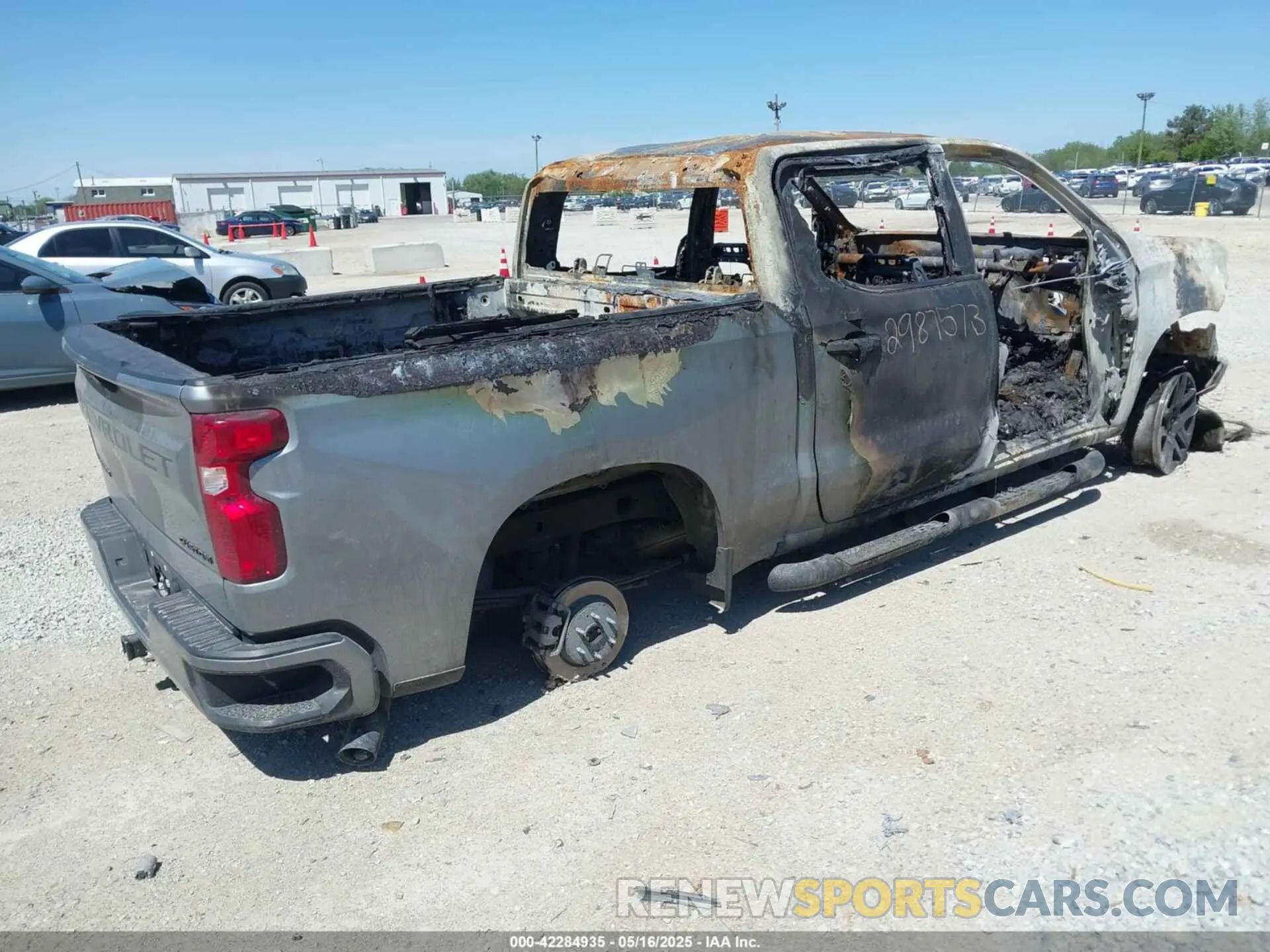 4 Photograph of a damaged car 1GCPDBEK9RZ127718 CHEVROLET SILVERADO 1500 2024