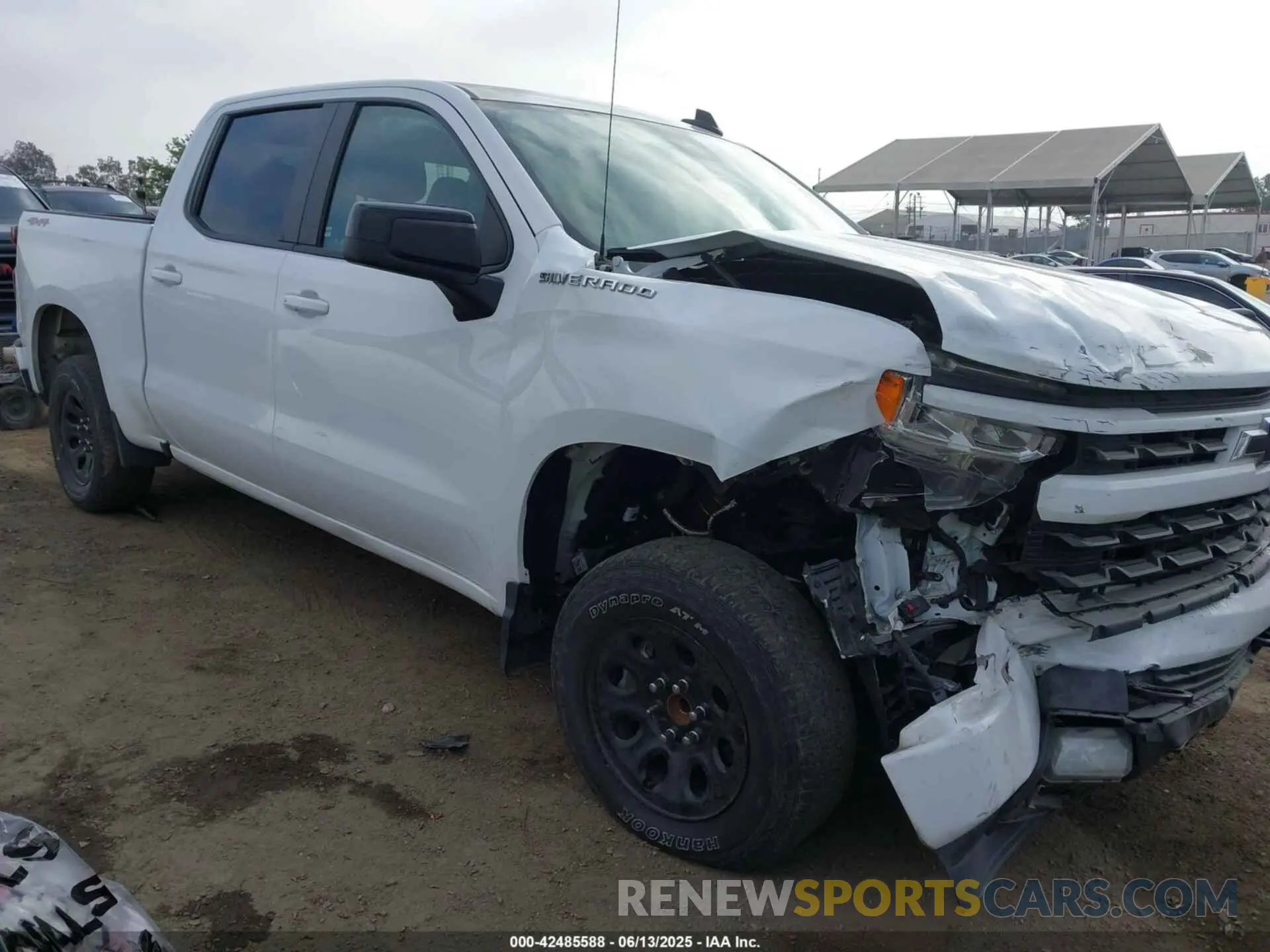1 Photograph of a damaged car 1GCPDEEK0RZ110808 CHEVROLET SILVERADO 1500 2024