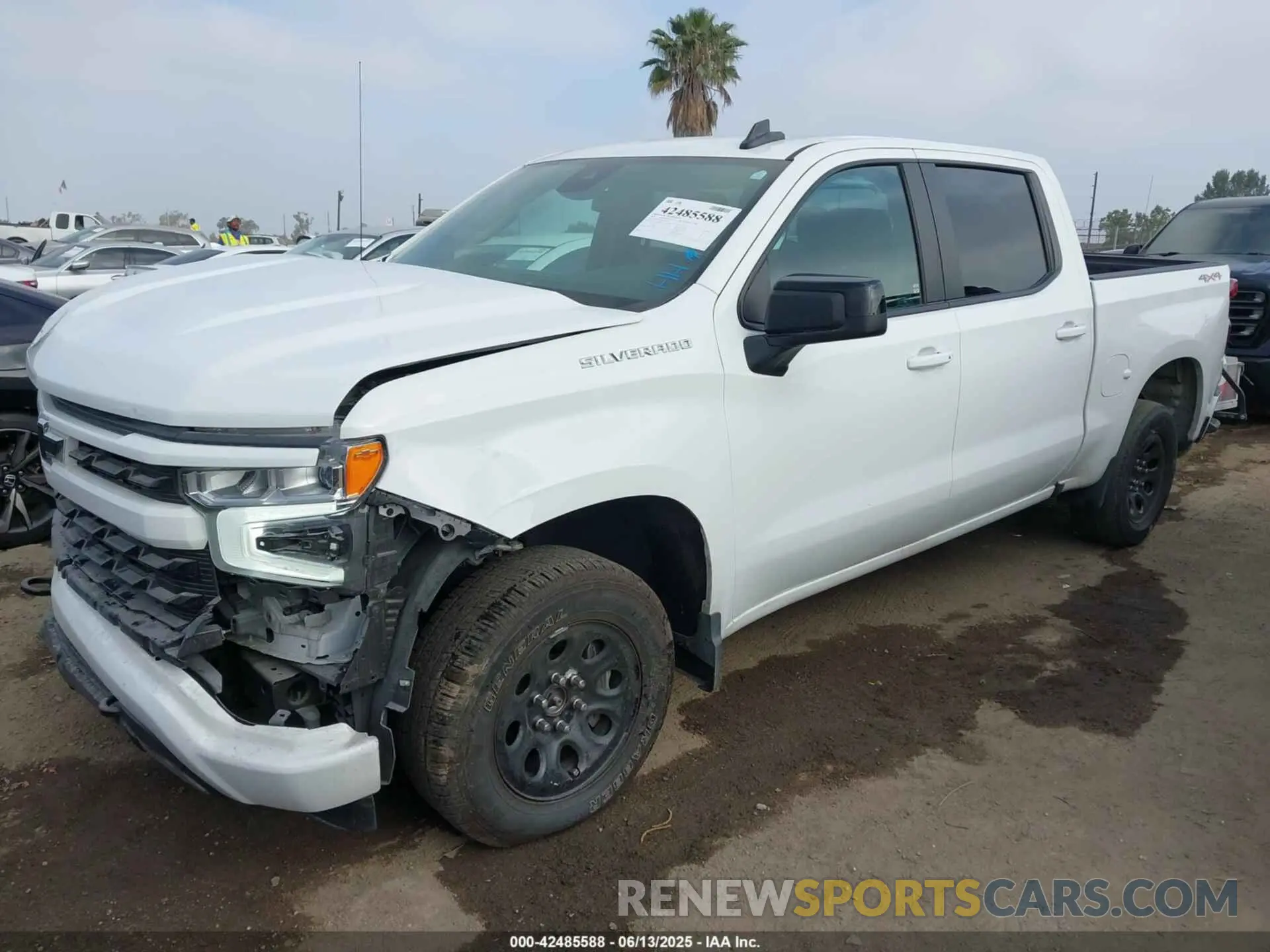 2 Photograph of a damaged car 1GCPDEEK0RZ110808 CHEVROLET SILVERADO 1500 2024