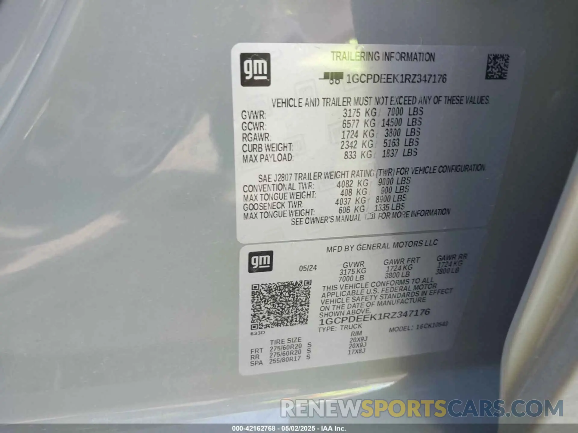 9 Photograph of a damaged car 1GCPDEEK1RZ347176 CHEVROLET SILVERADO 1500 2024