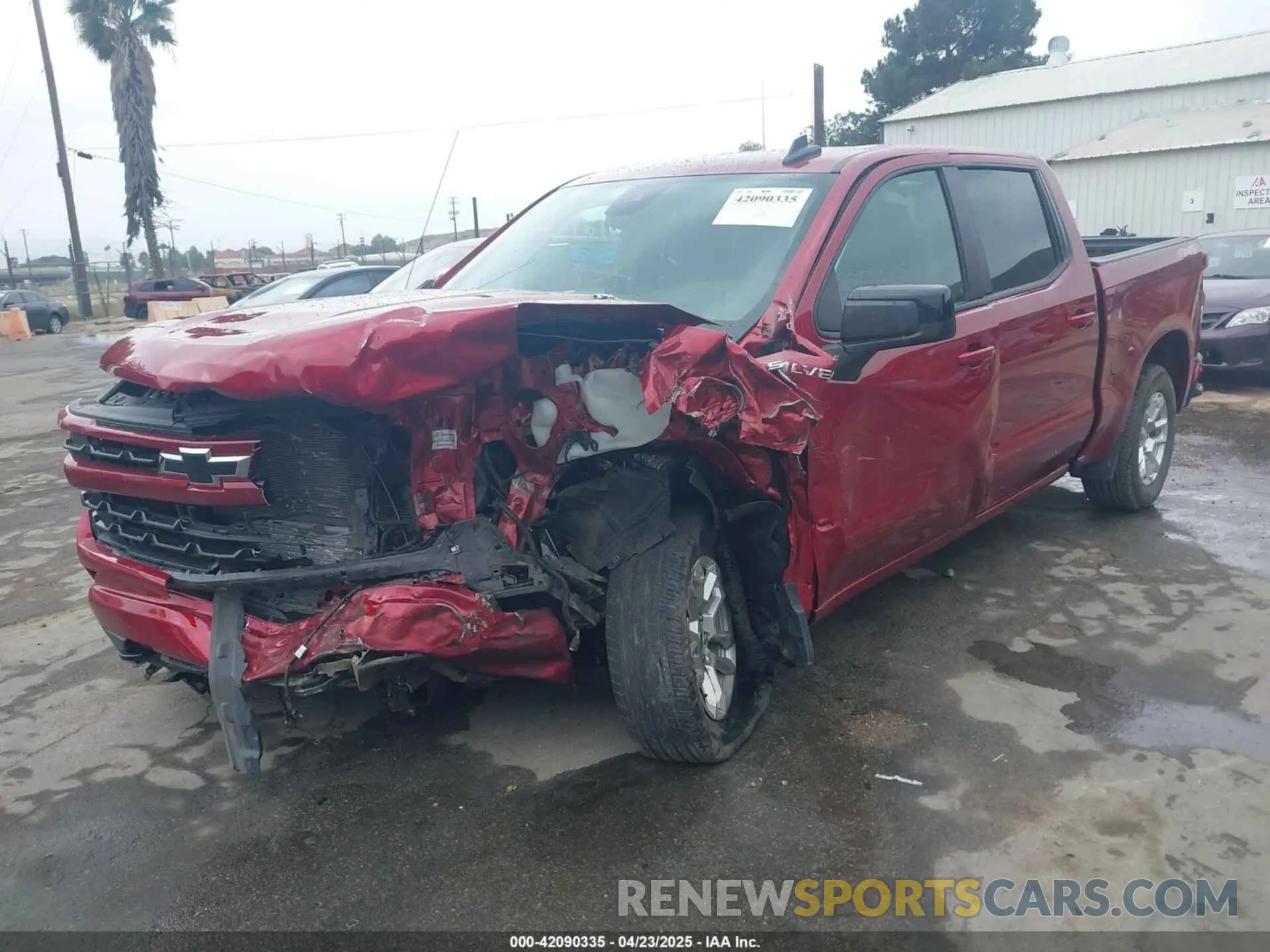 2 Photograph of a damaged car 1GCPDEEK8RZ332111 CHEVROLET SILVERADO 1500 2024