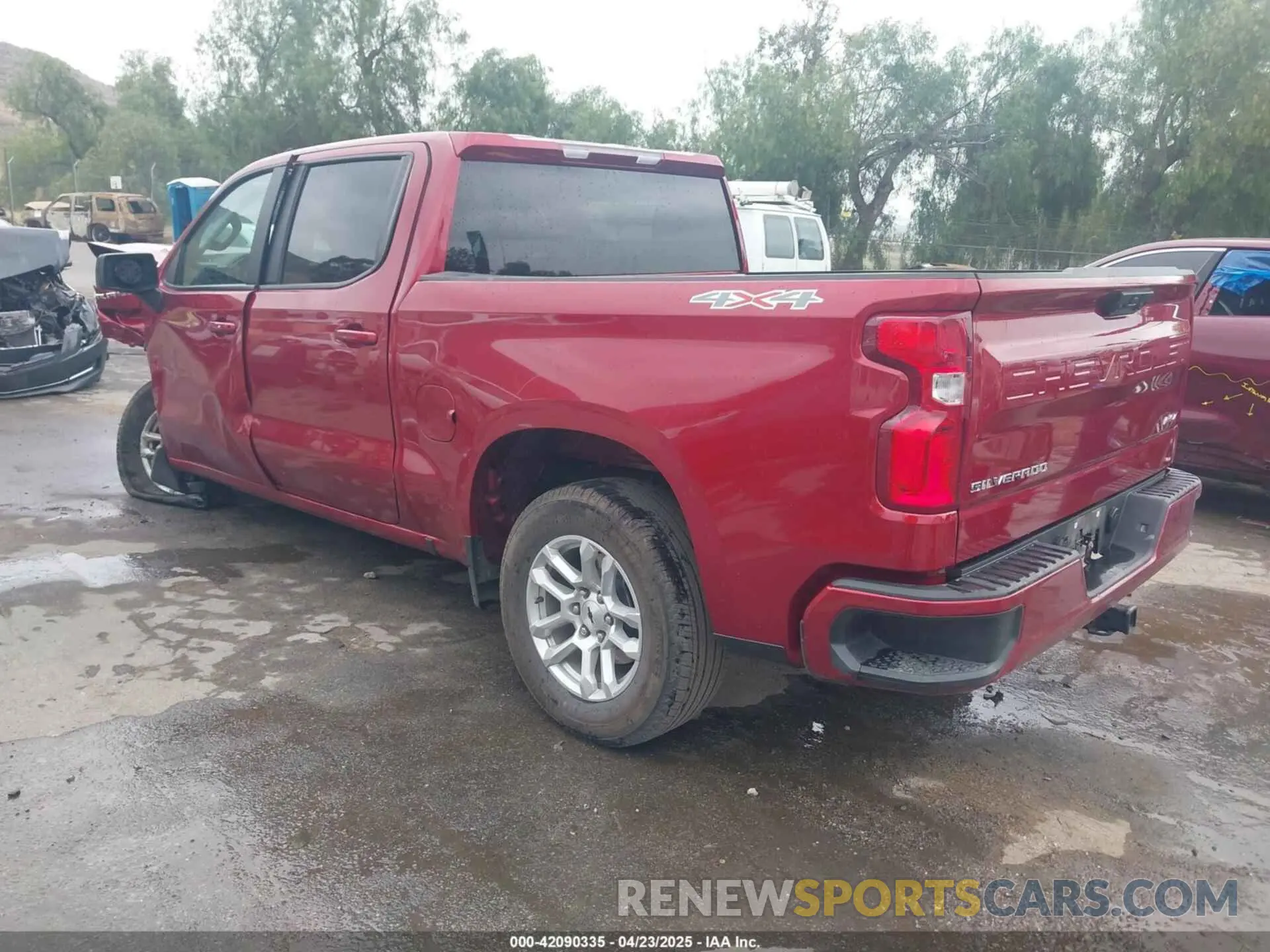 3 Photograph of a damaged car 1GCPDEEK8RZ332111 CHEVROLET SILVERADO 1500 2024