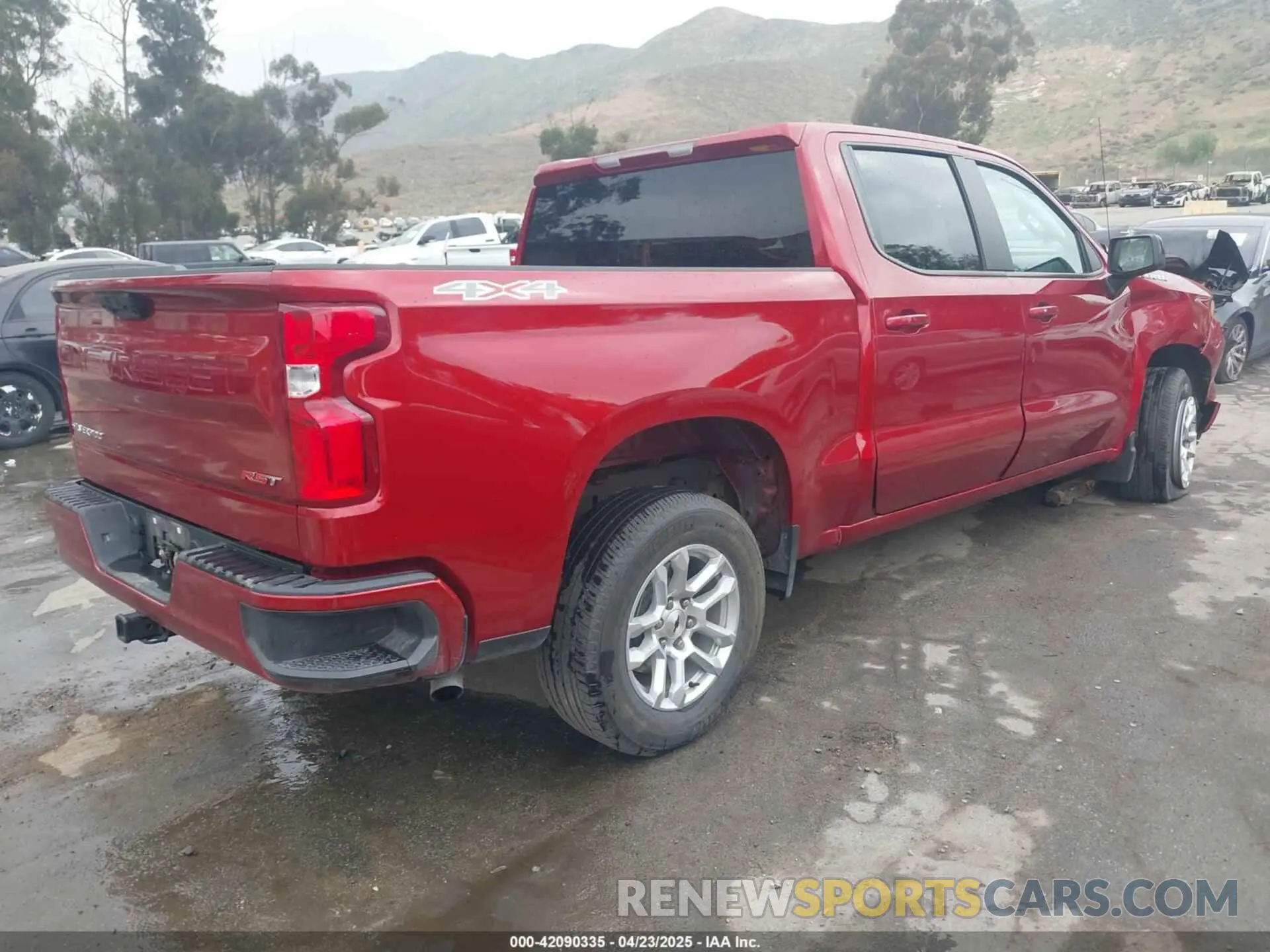 4 Photograph of a damaged car 1GCPDEEK8RZ332111 CHEVROLET SILVERADO 1500 2024