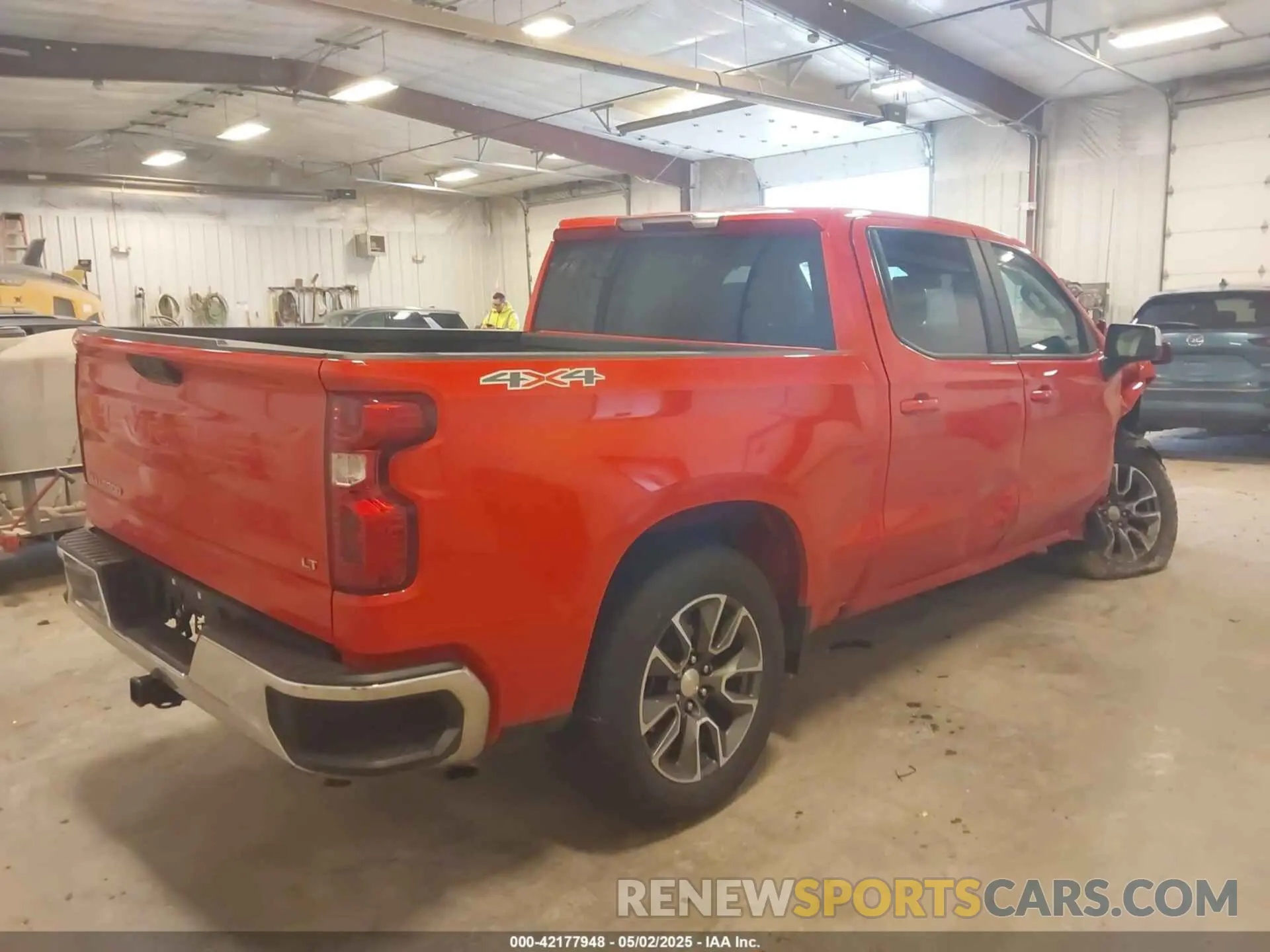 4 Photograph of a damaged car 1GCPDKEK0RZ107566 CHEVROLET SILVERADO 1500 2024