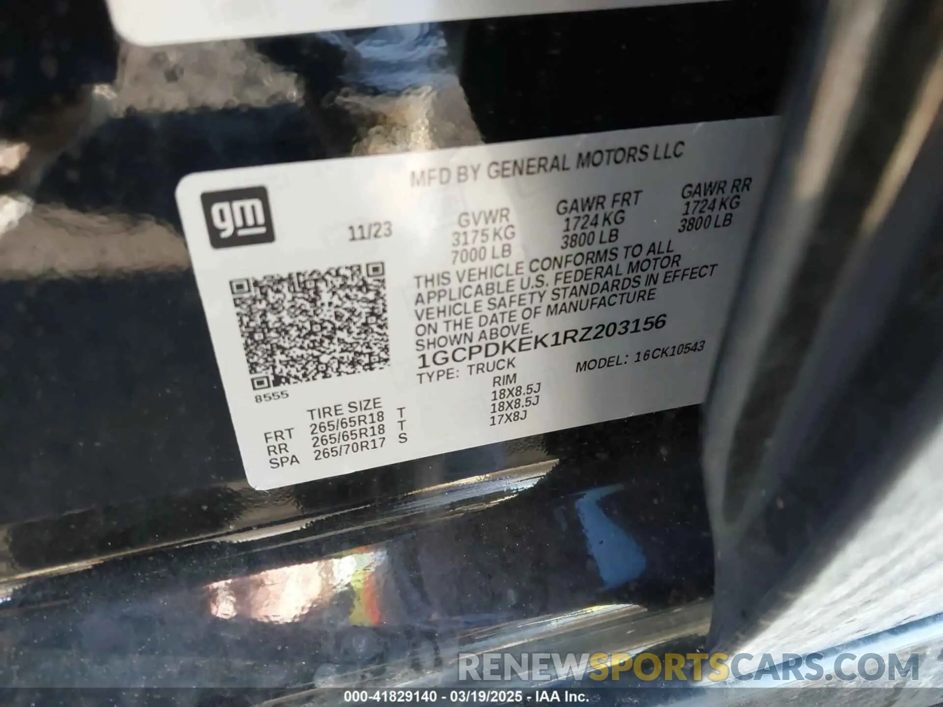 9 Photograph of a damaged car 1GCPDKEK1RZ203156 CHEVROLET SILVERADO 1500 2024