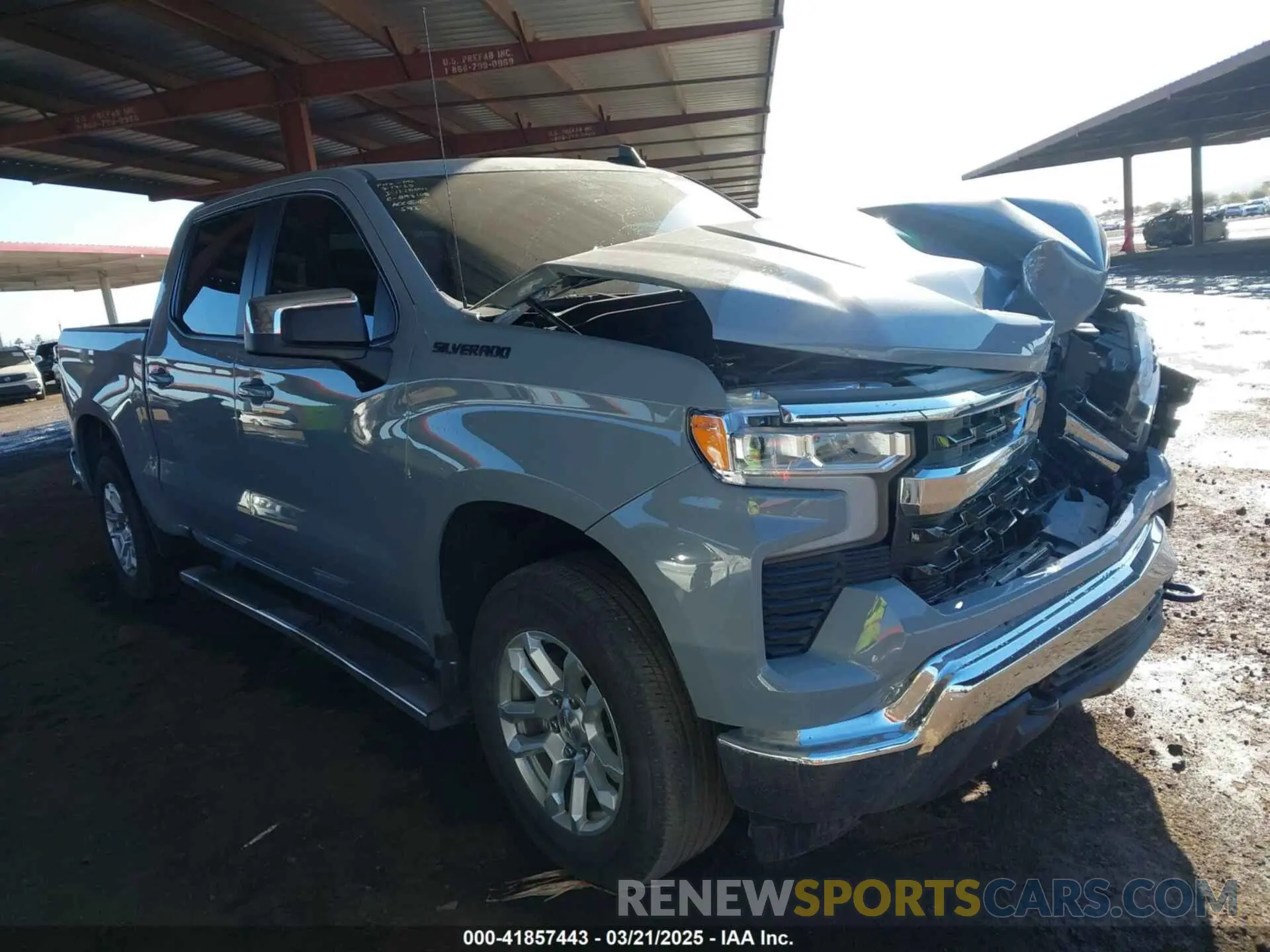 1 Photograph of a damaged car 1GCPDKEK2RZ359108 CHEVROLET SILVERADO 1500 2024
