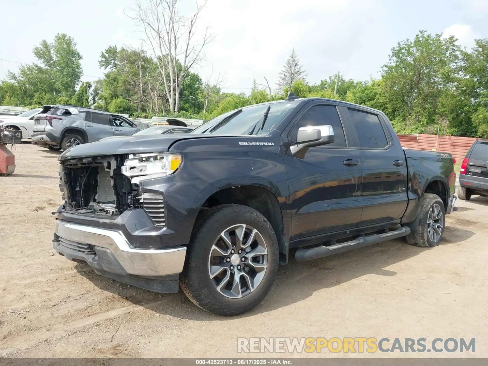2 Photograph of a damaged car 1GCPDKEK4RZ266543 CHEVROLET SILVERADO 1500 2024