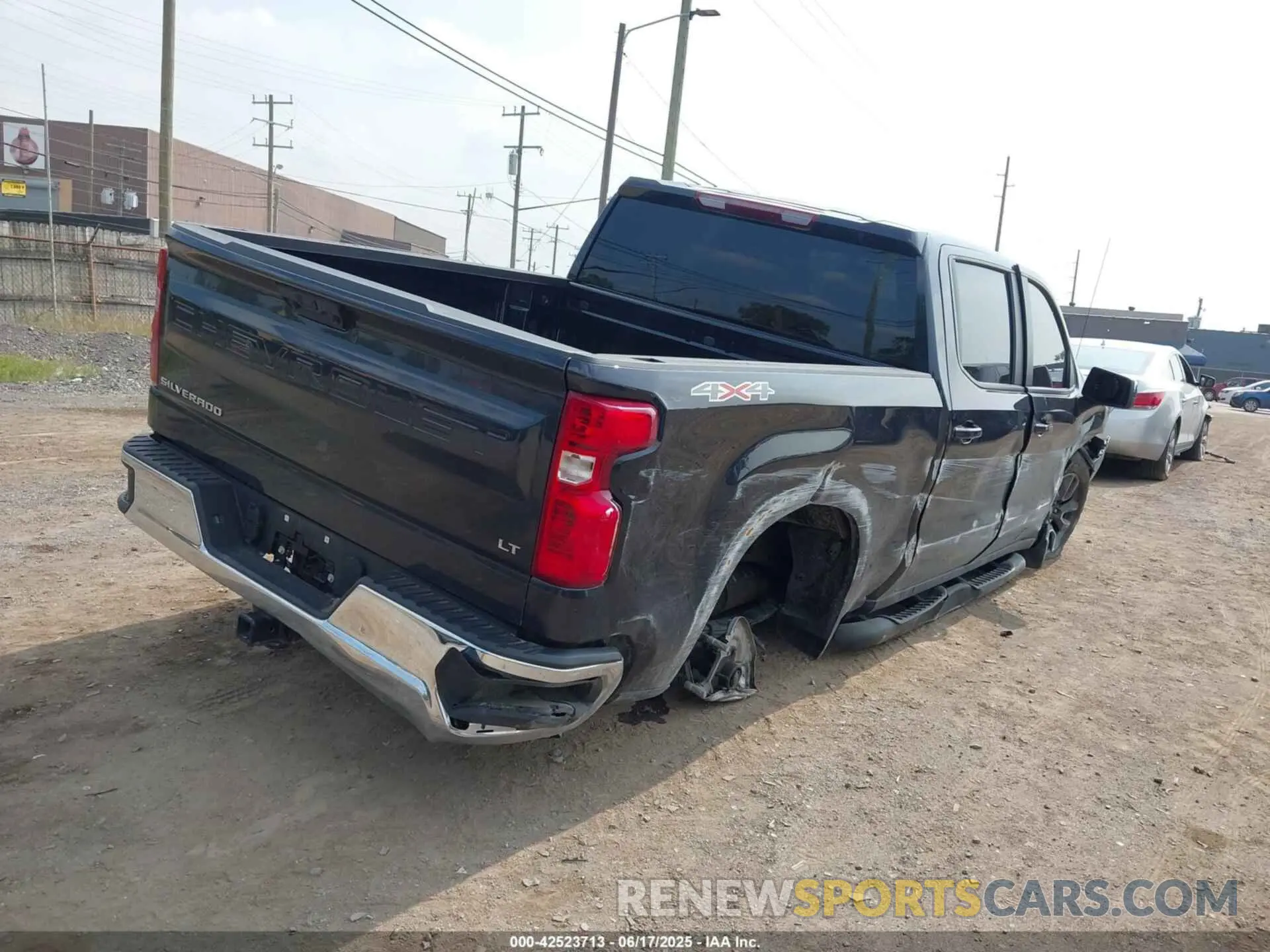 4 Photograph of a damaged car 1GCPDKEK4RZ266543 CHEVROLET SILVERADO 1500 2024