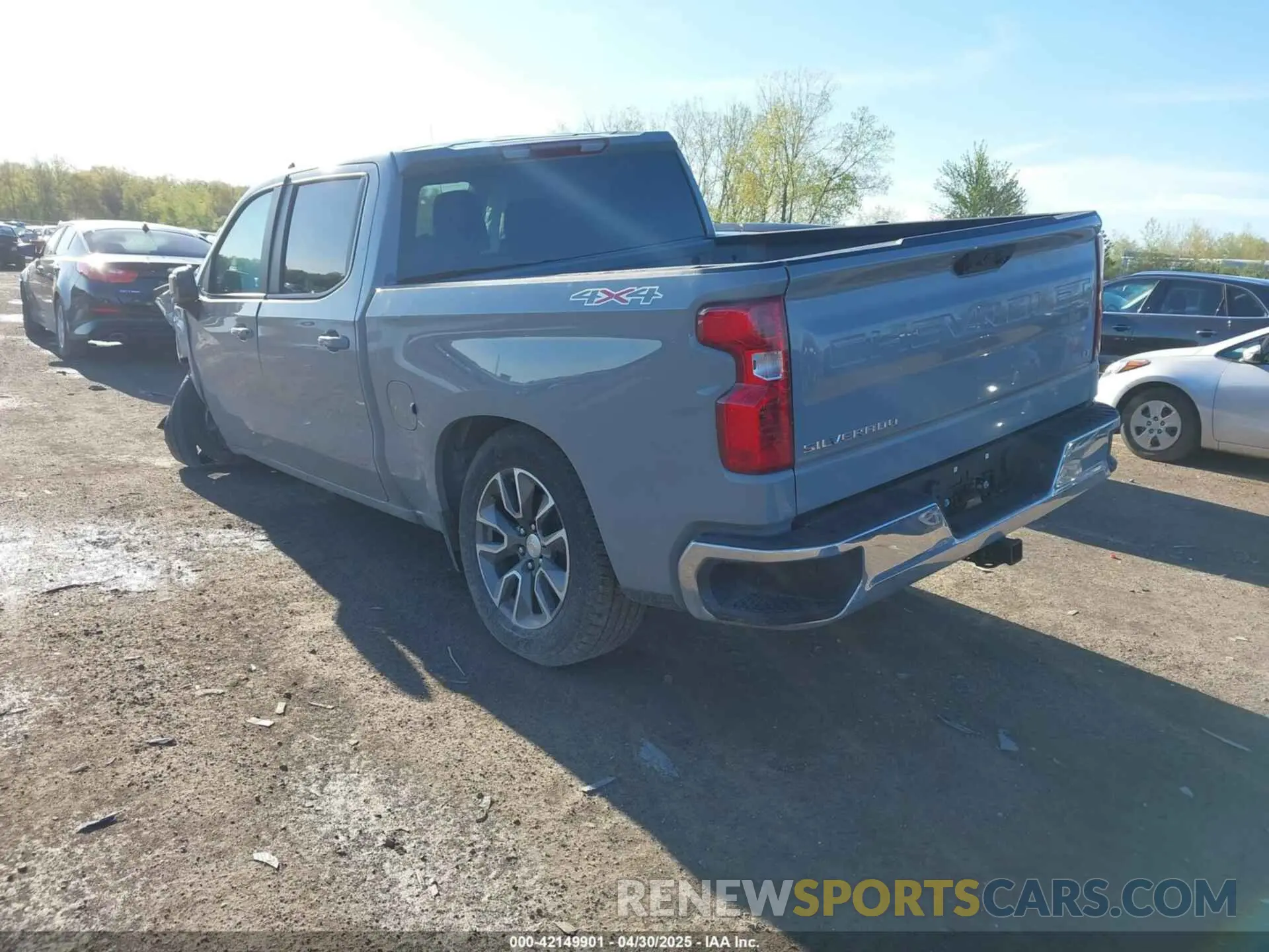 3 Photograph of a damaged car 1GCPDKEK6RZ370452 CHEVROLET SILVERADO 1500 2024