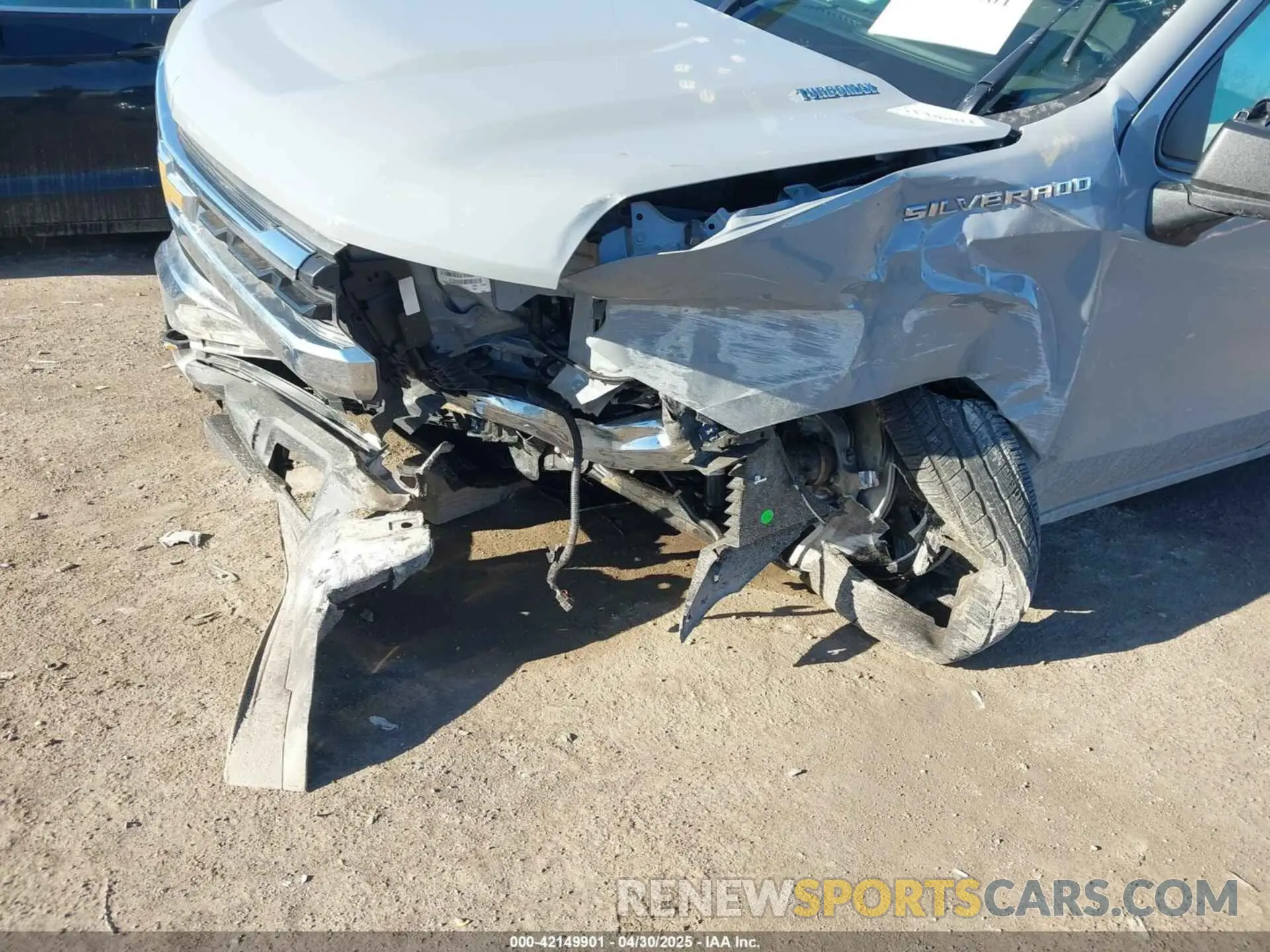 6 Photograph of a damaged car 1GCPDKEK6RZ370452 CHEVROLET SILVERADO 1500 2024
