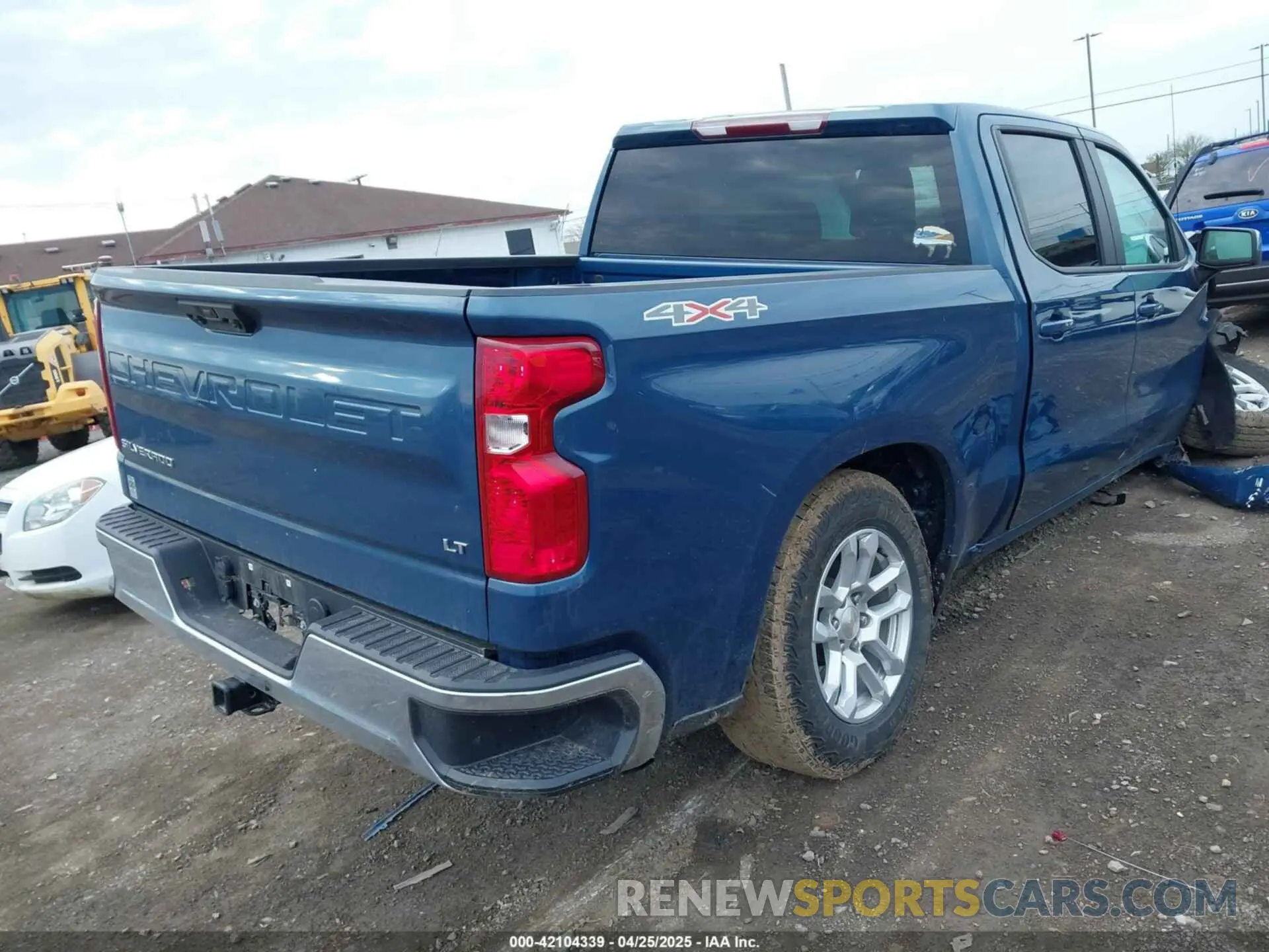 4 Photograph of a damaged car 1GCPDKEK7RZ196505 CHEVROLET SILVERADO 1500 2024