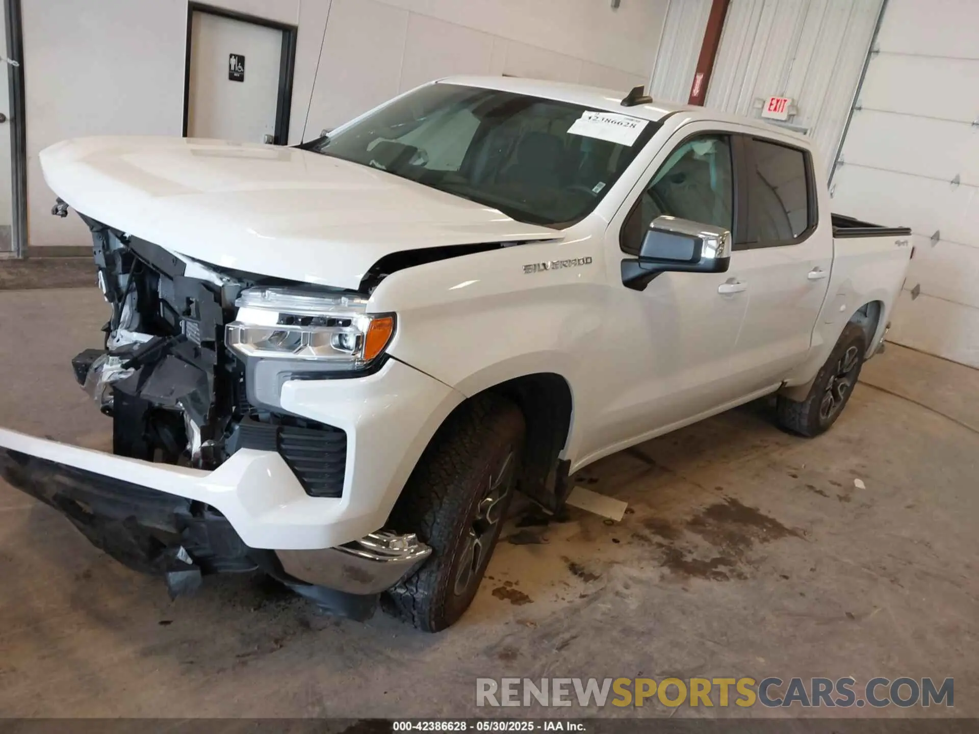 2 Photograph of a damaged car 1GCPDKEK7RZ319512 CHEVROLET SILVERADO 1500 2024