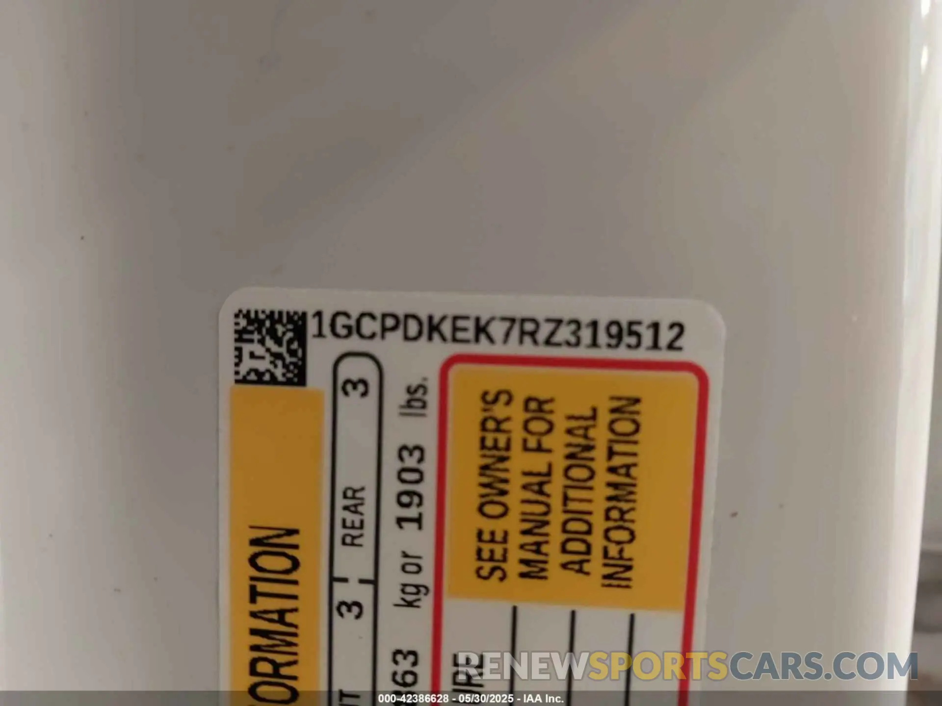9 Photograph of a damaged car 1GCPDKEK7RZ319512 CHEVROLET SILVERADO 1500 2024