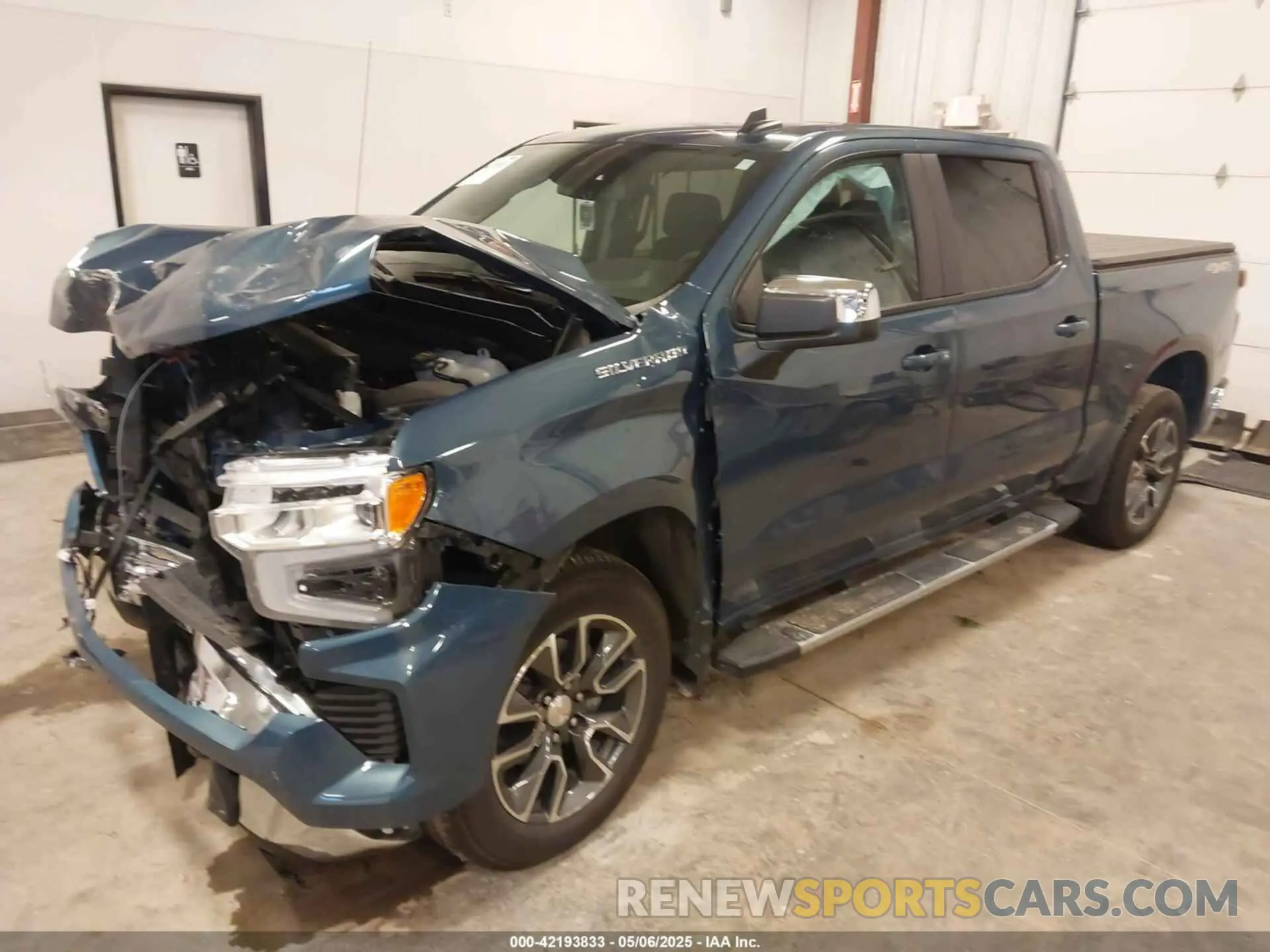 2 Photograph of a damaged car 1GCPDKEKXRZ244644 CHEVROLET SILVERADO 1500 2024