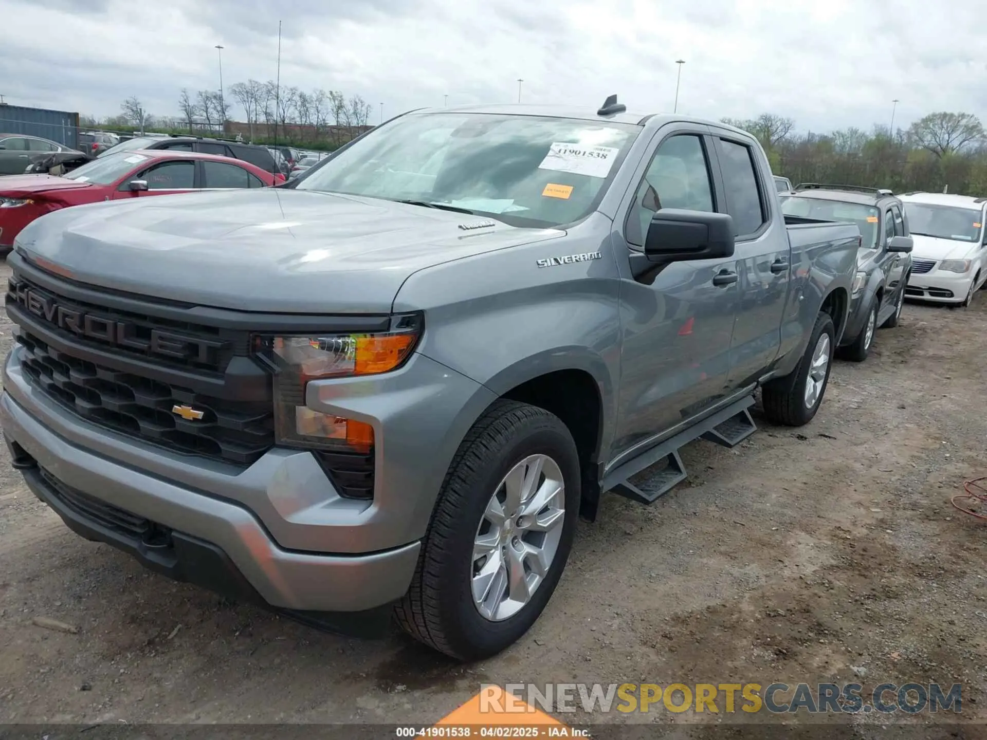 2 Photograph of a damaged car 1GCRABEK5RZ341218 CHEVROLET SILVERADO 1500 2024