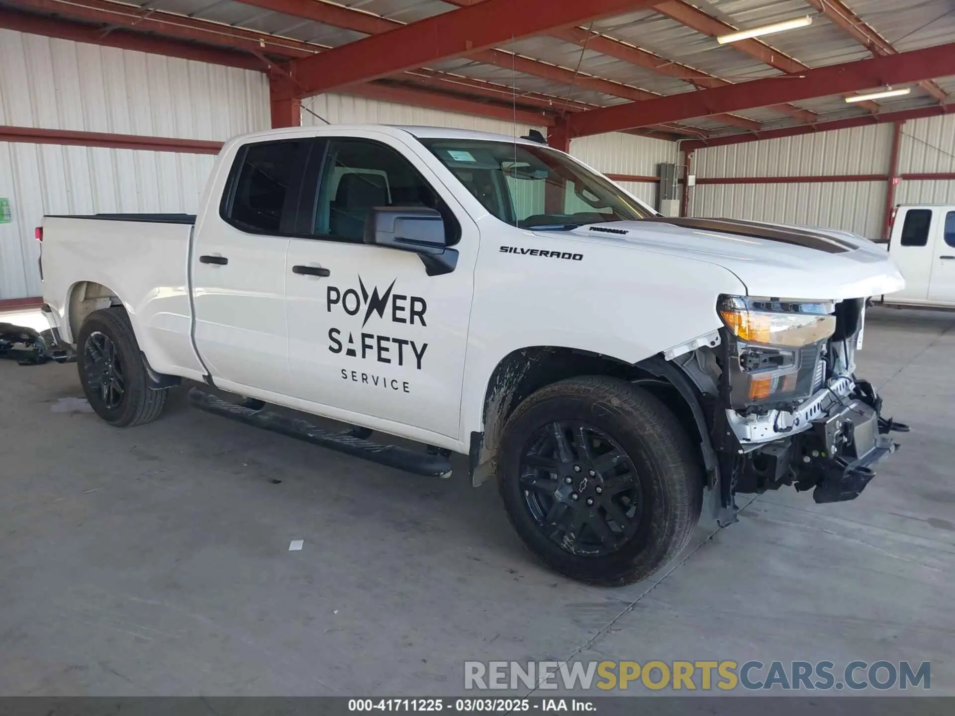 1 Photograph of a damaged car 1GCRABEK8RZ397296 CHEVROLET SILVERADO 1500 2024