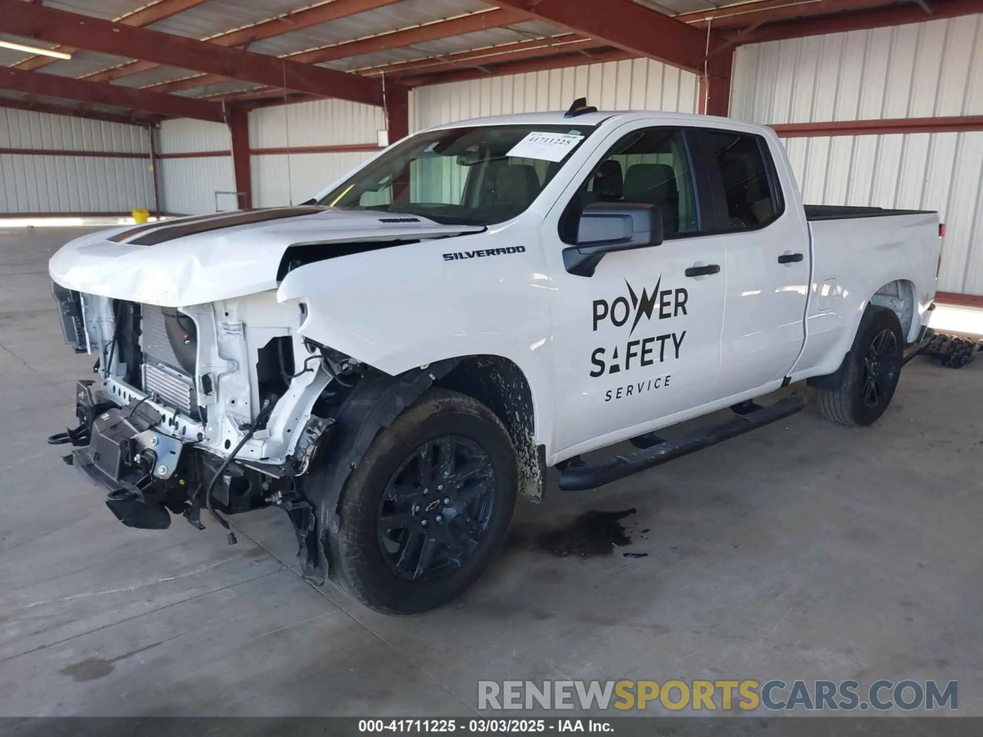 2 Photograph of a damaged car 1GCRABEK8RZ397296 CHEVROLET SILVERADO 1500 2024